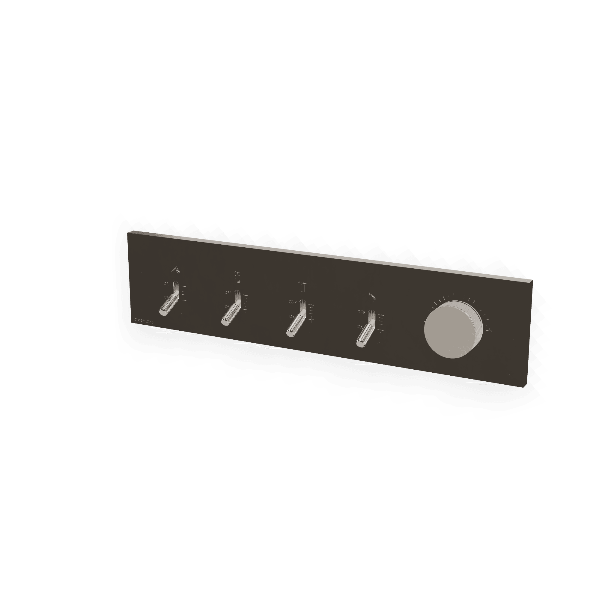 Внешняя часть смесителя для душа на 4 потребителя Watt