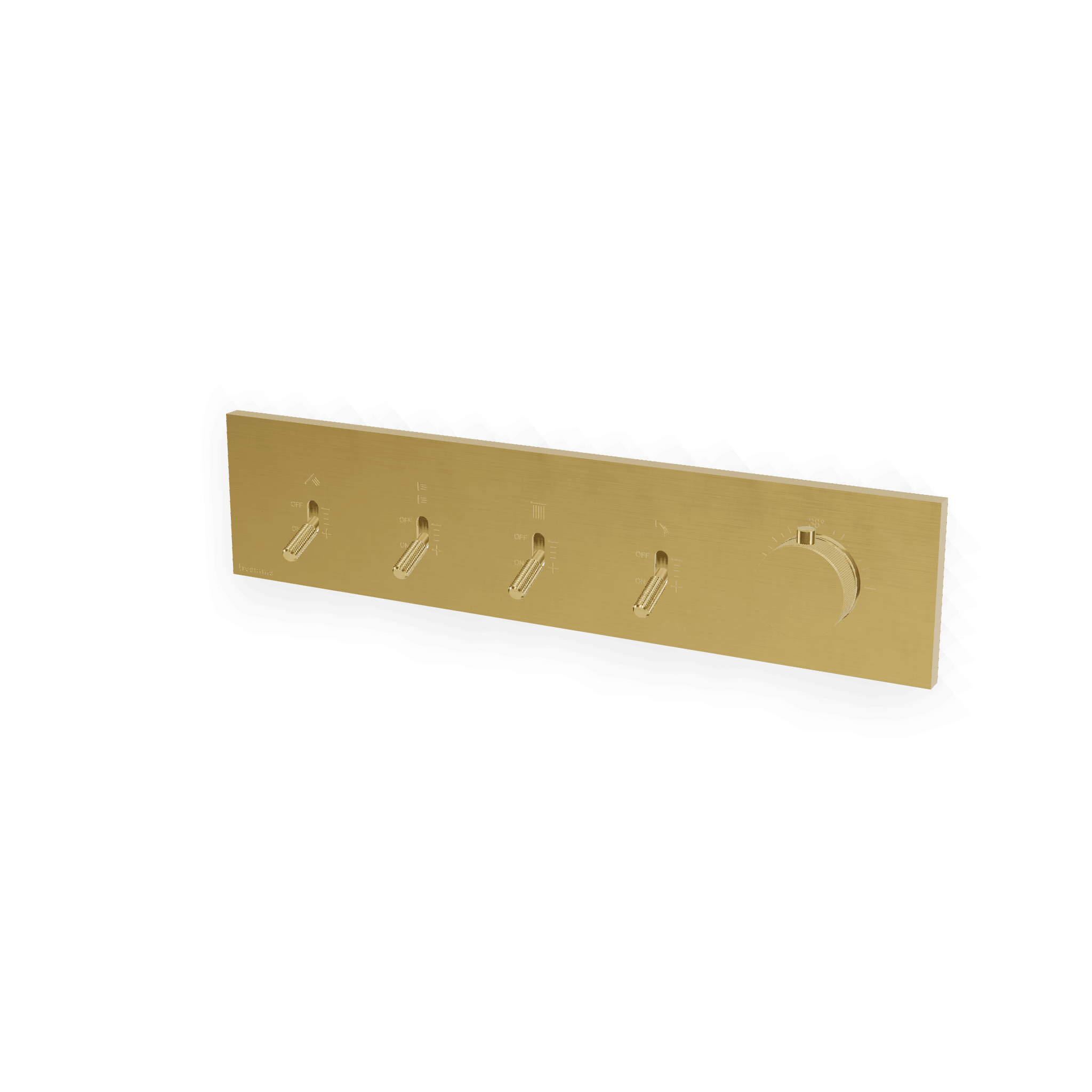 Внешняя часть термостатического смесителя для душа на 4 потребителя Watt