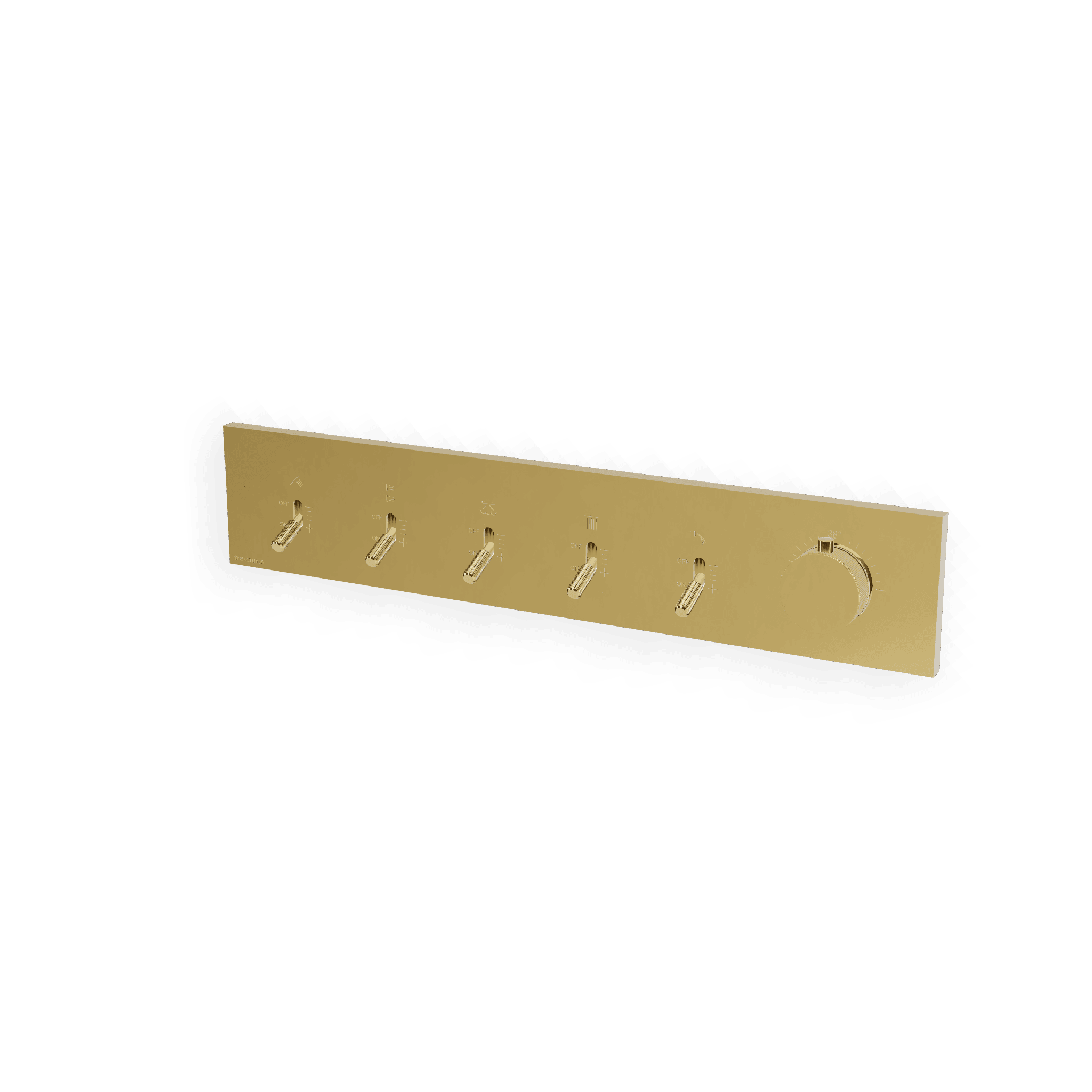 Внешняя часть термостатического смесителя для душа на 5 потребителей Watt