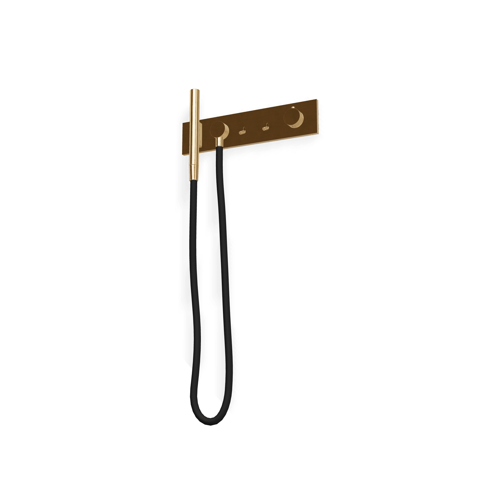 Внешняя часть термостатического смесителя для душа на 2 потребителя Watt