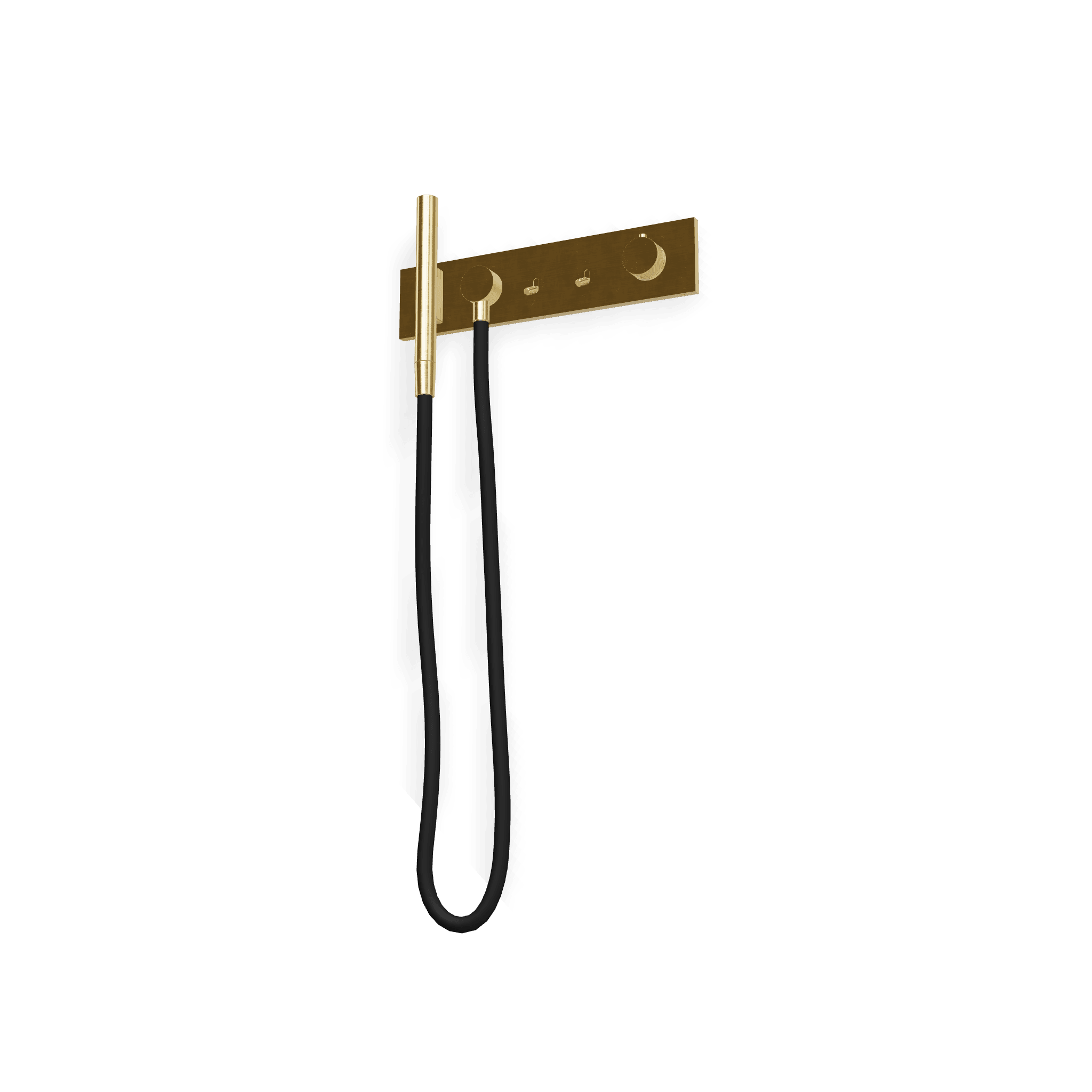 Внешняя часть термостатического смесителя для душа на 2 потребителя Watt