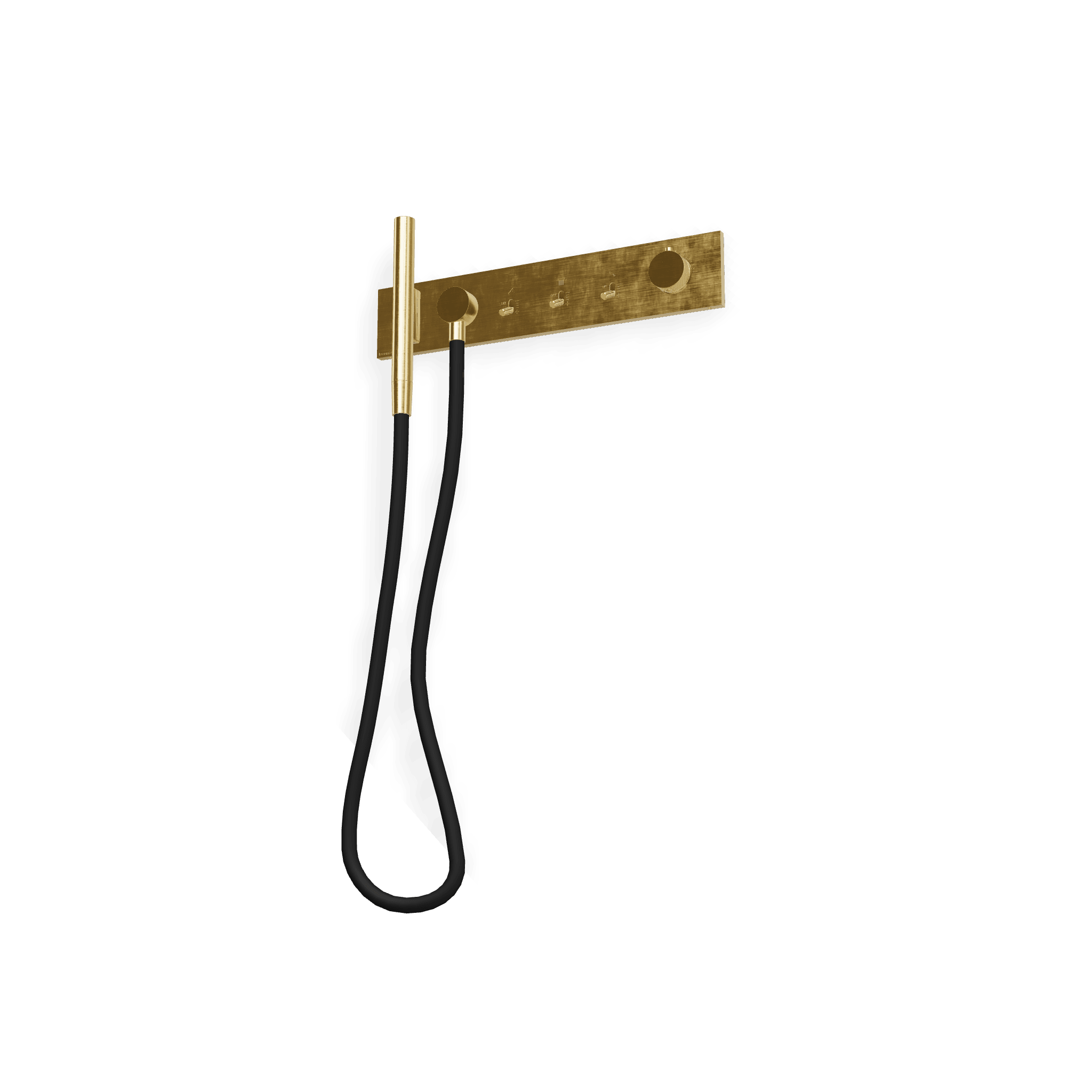 Внешняя часть термостатического смесителя для душа на 3 потребителя Watt