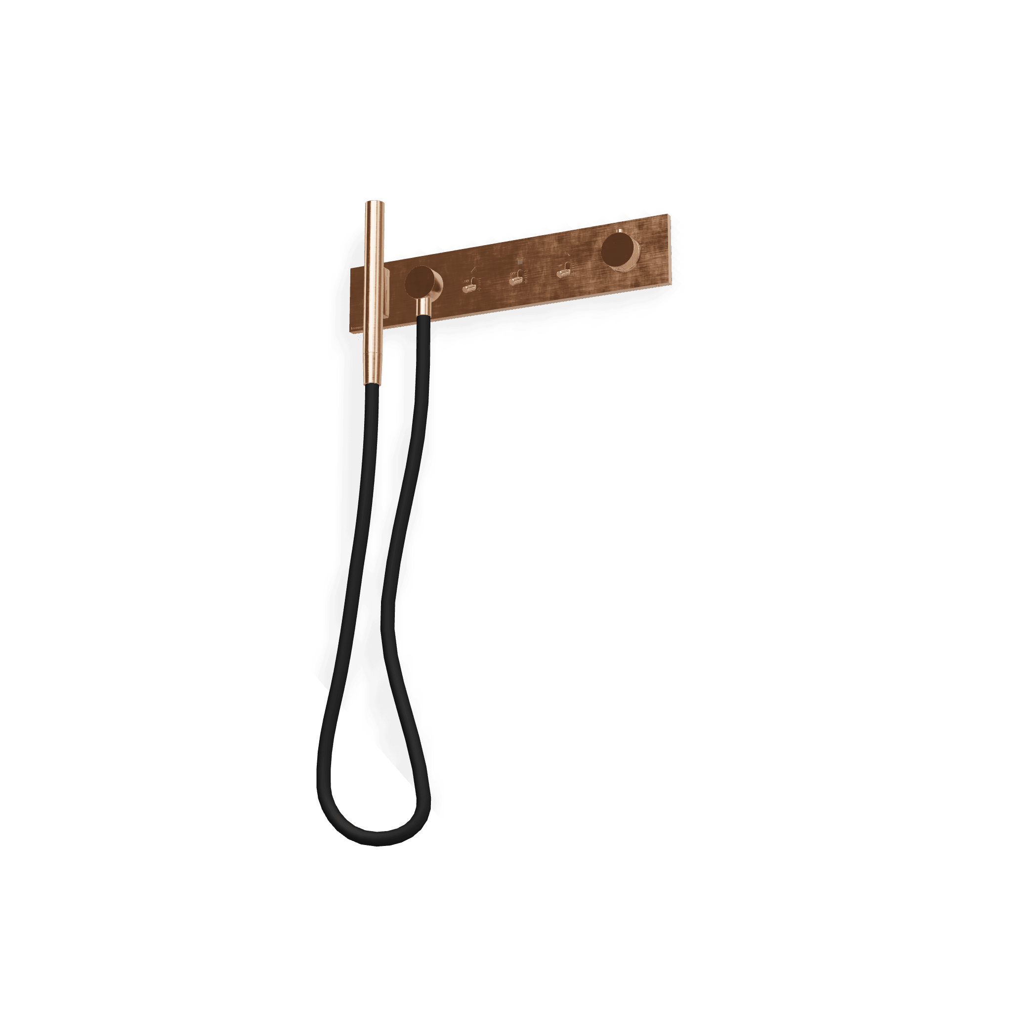 Внешняя часть термостатического смесителя для душа на 3 потребителя Watt