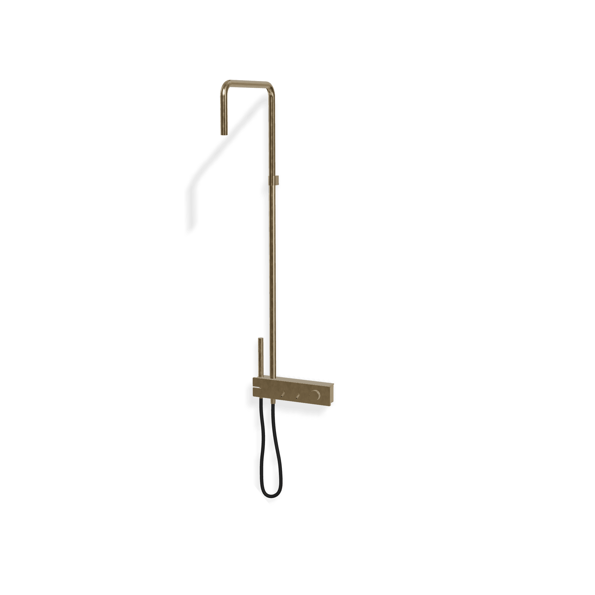 Душевая колонна со смесителем, ручным и верхним душем с аэратором Watt