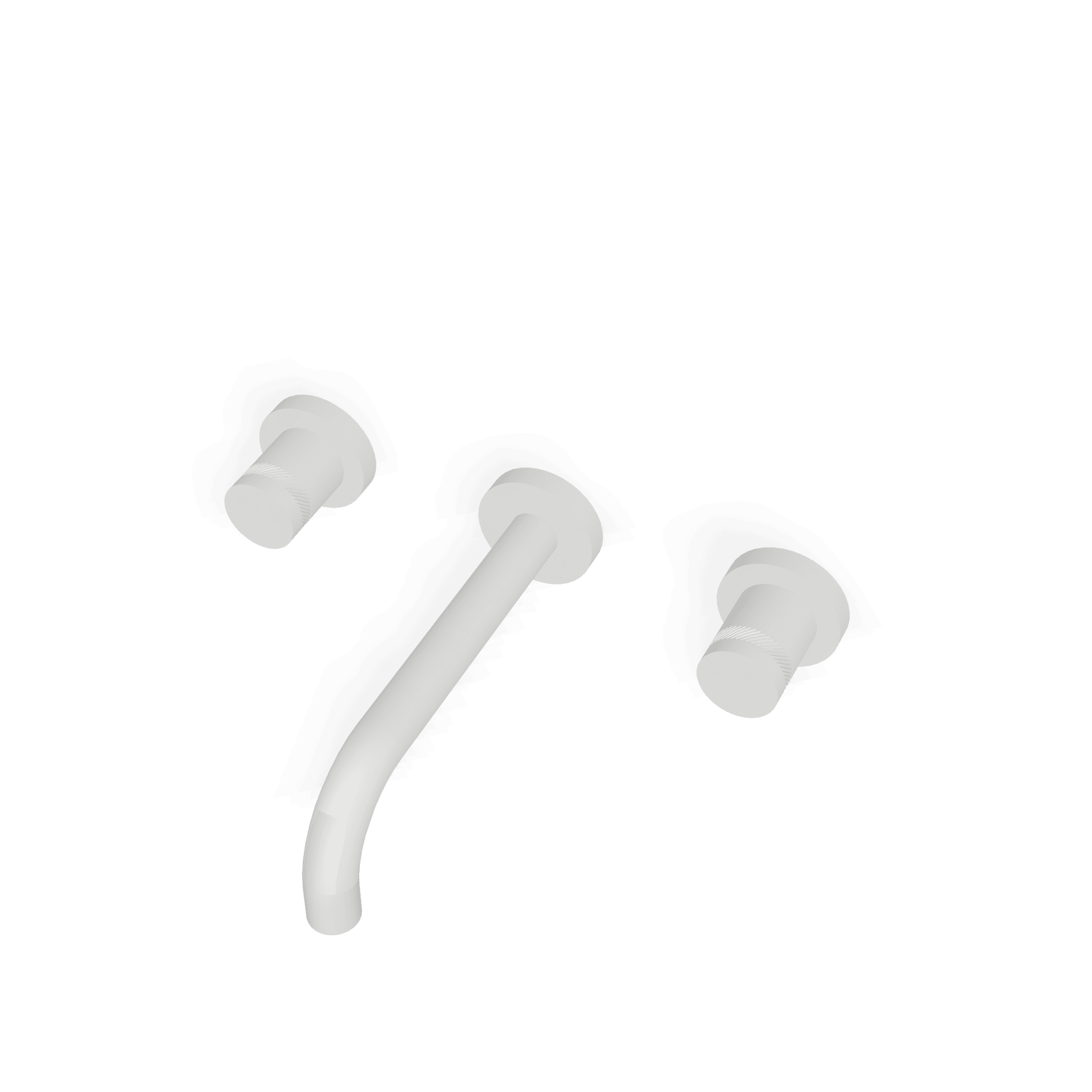 Внешняя часть смесителя для раковины на 3 отверстия из стены 170 мм X-Change