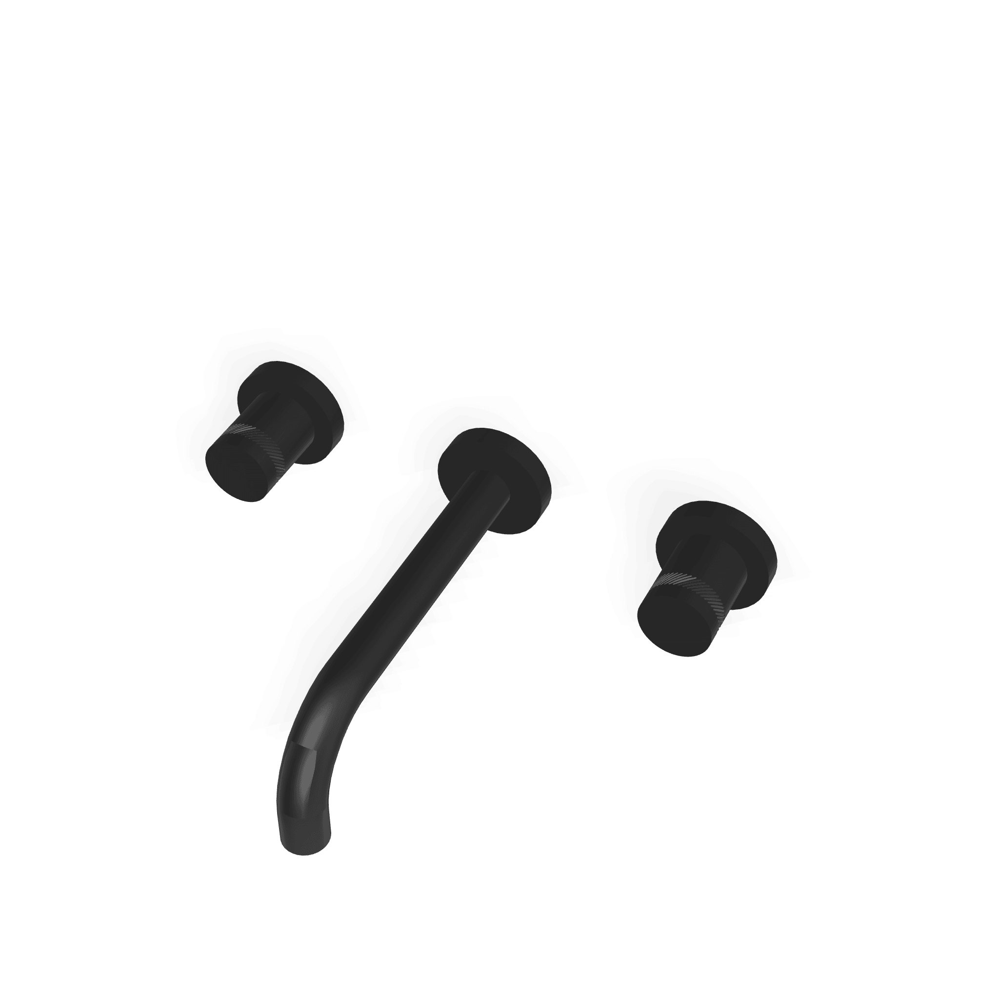 Внешняя часть смесителя для раковины на 3 отверстия из стены 170 мм X-Change