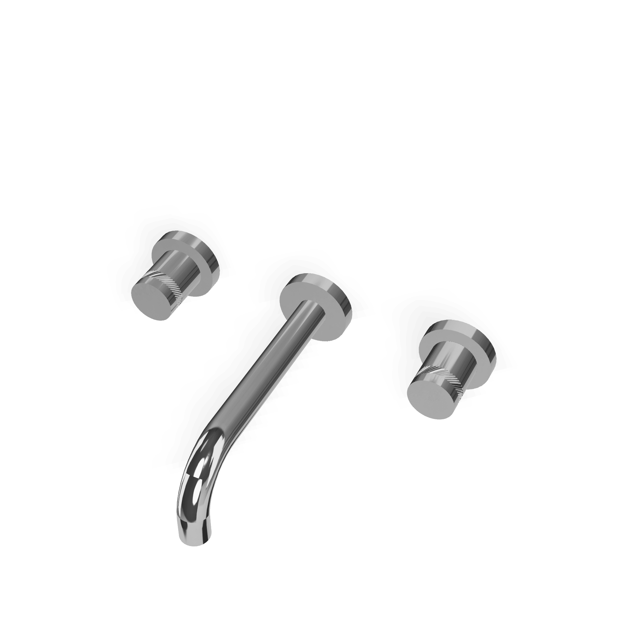 Внешняя часть смесителя для раковины на 3 отверстия из стены 170 мм X-Change