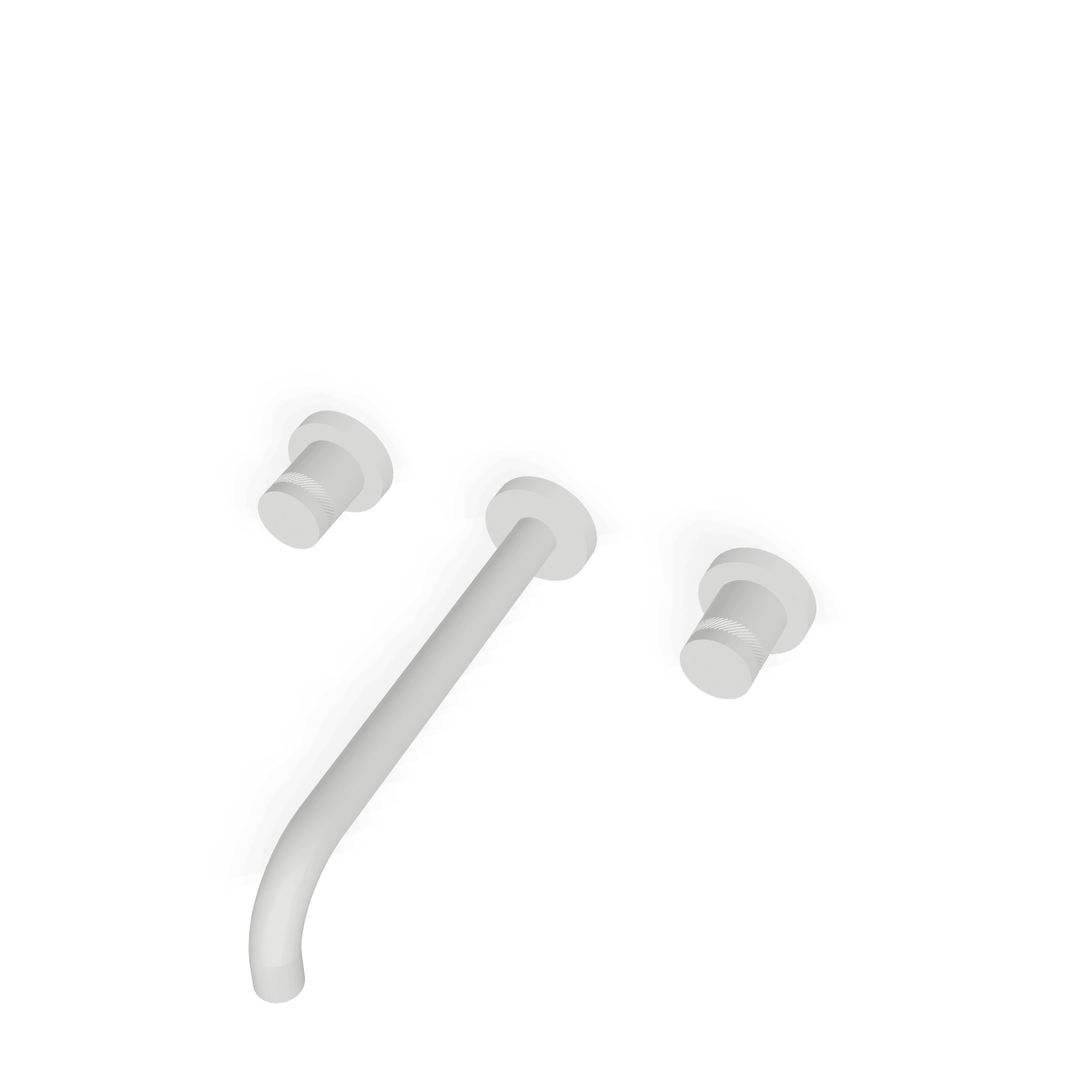 Внешняя часть смесителя для раковины на 3 отверстия из стены 230 мм X-Change