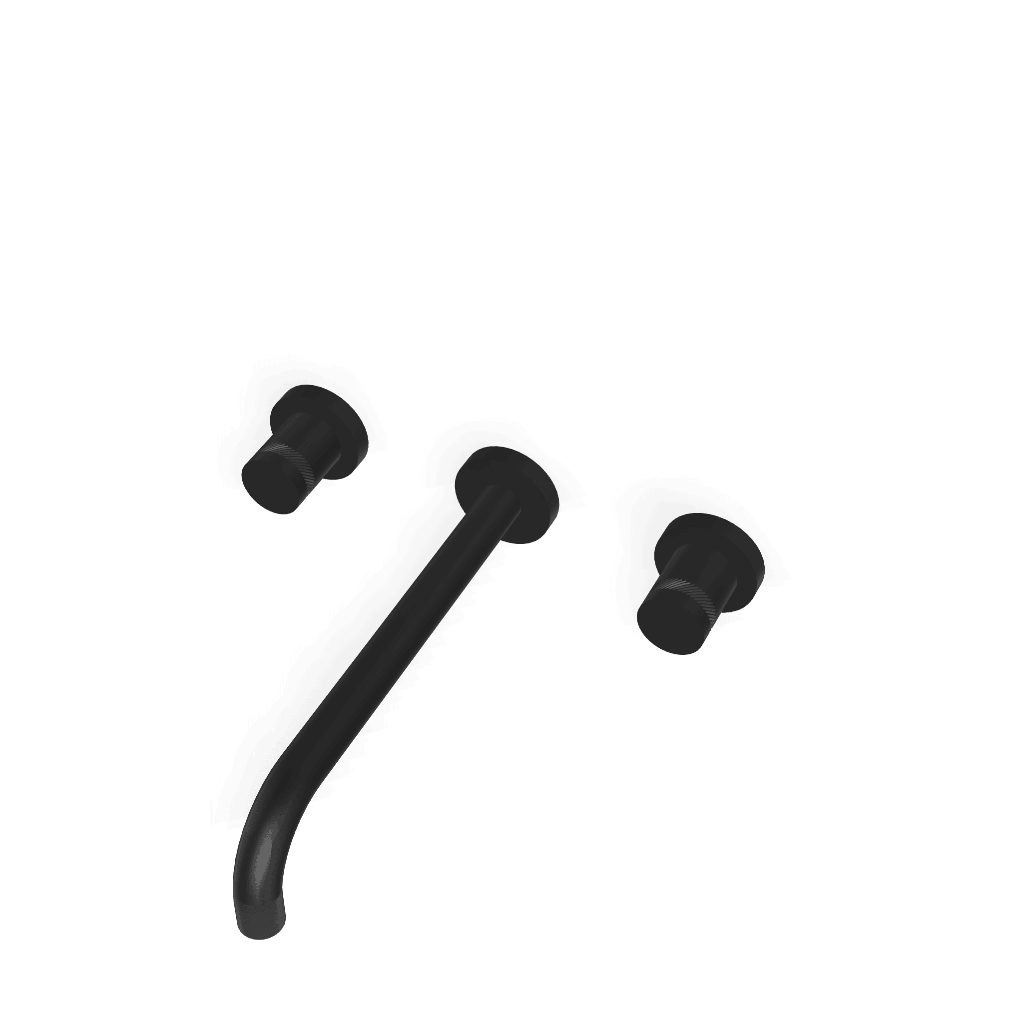Внешняя часть смесителя для раковины на 3 отверстия из стены 230 мм X-Change