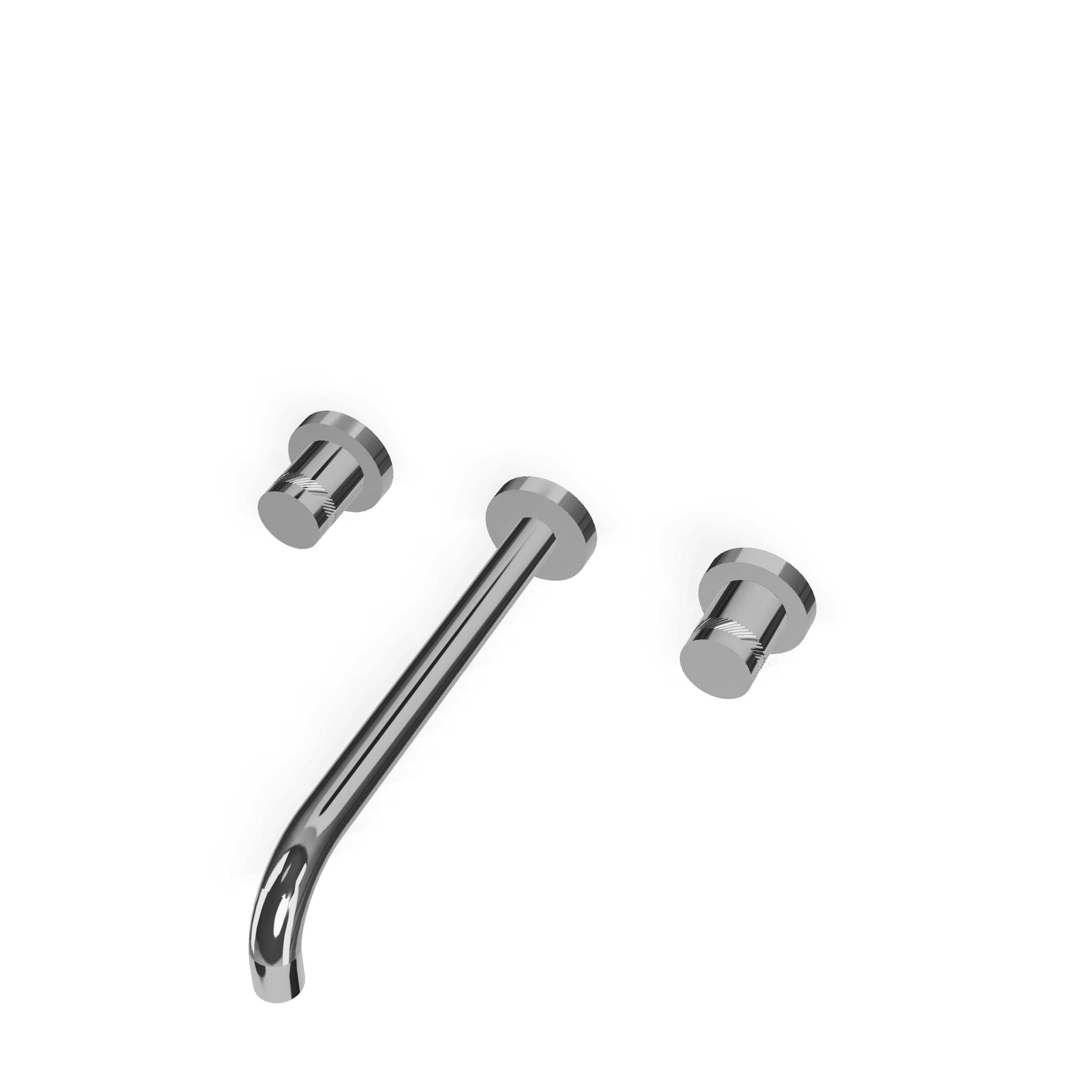 Внешняя часть смесителя для раковины на 3 отверстия из стены 230 мм X-Change