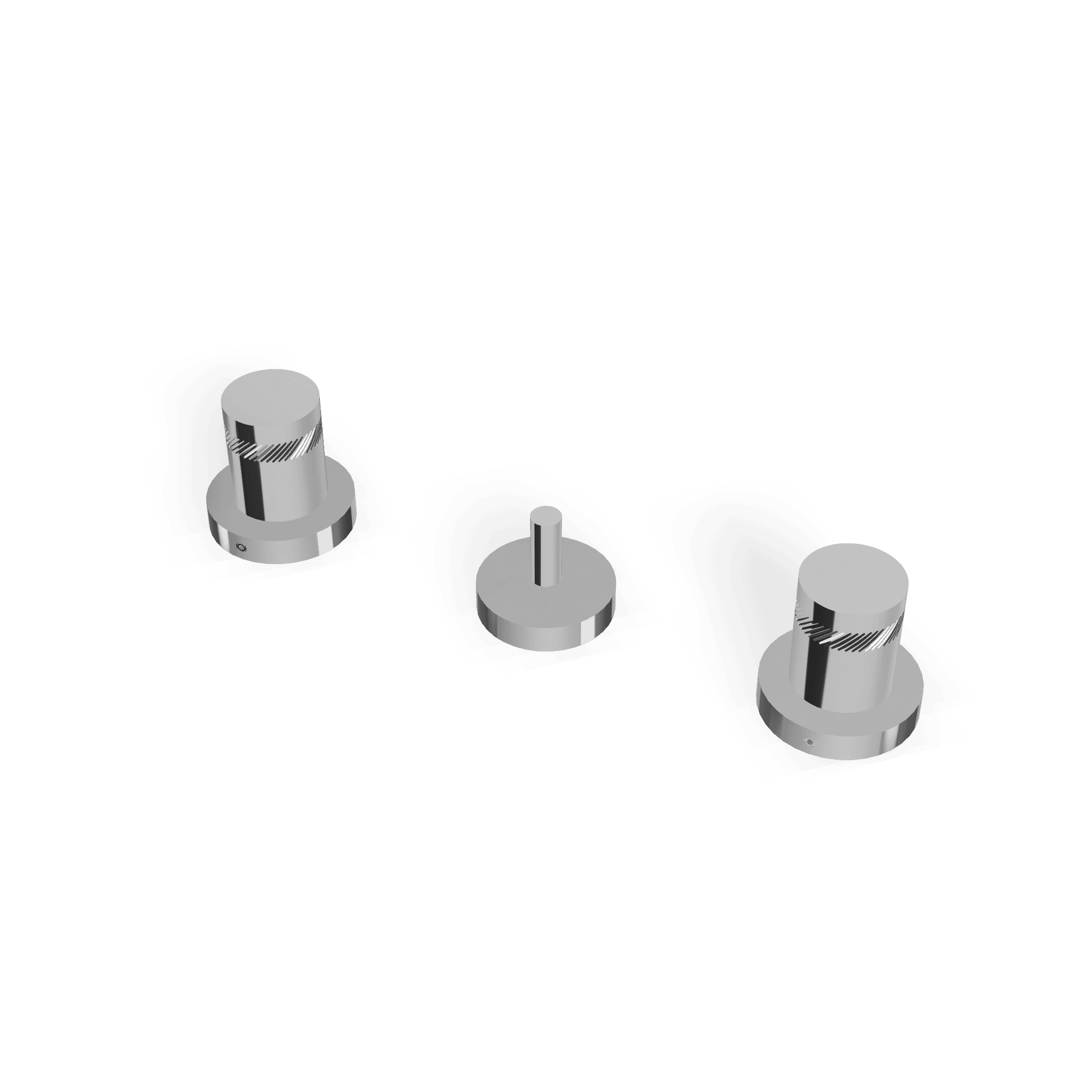 Смеситель для биде на 3 отвестия без излива X-Change
