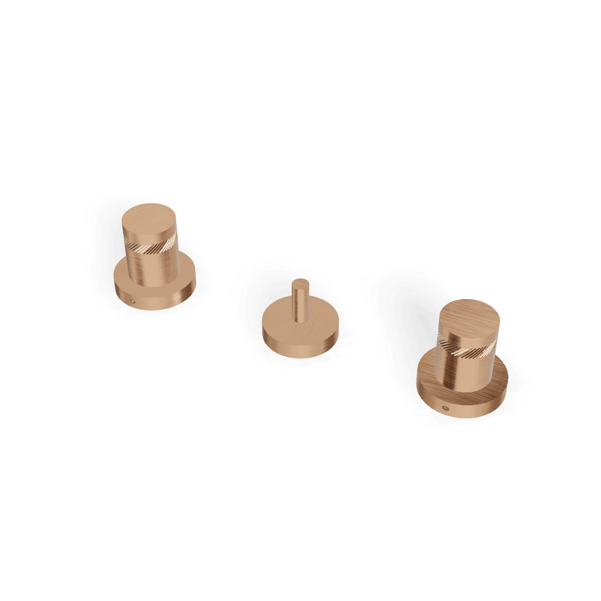 Смеситель для биде на 3 отвестия без излива X-Change