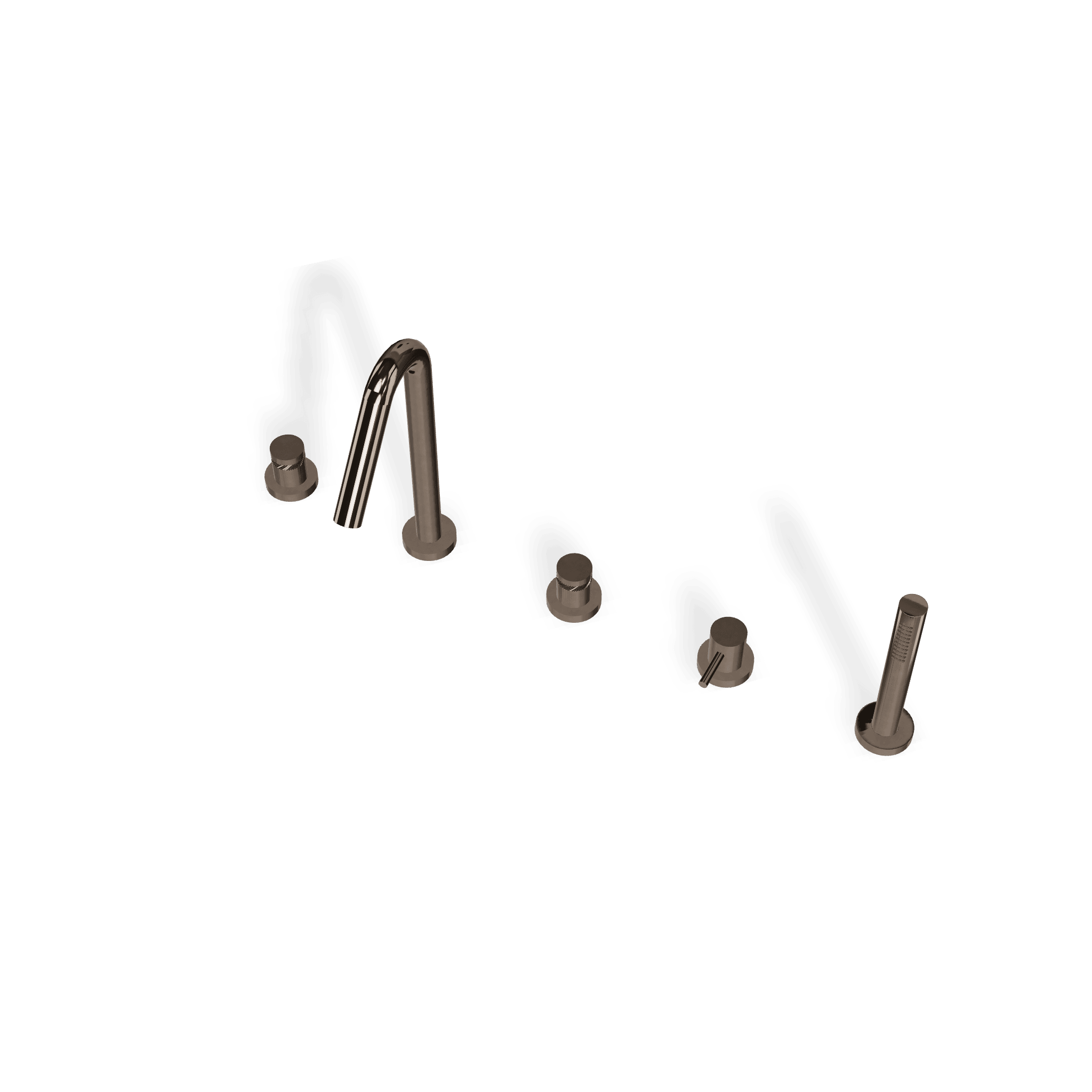 Смеситель на борт ванны на 5 отверстий X-Change