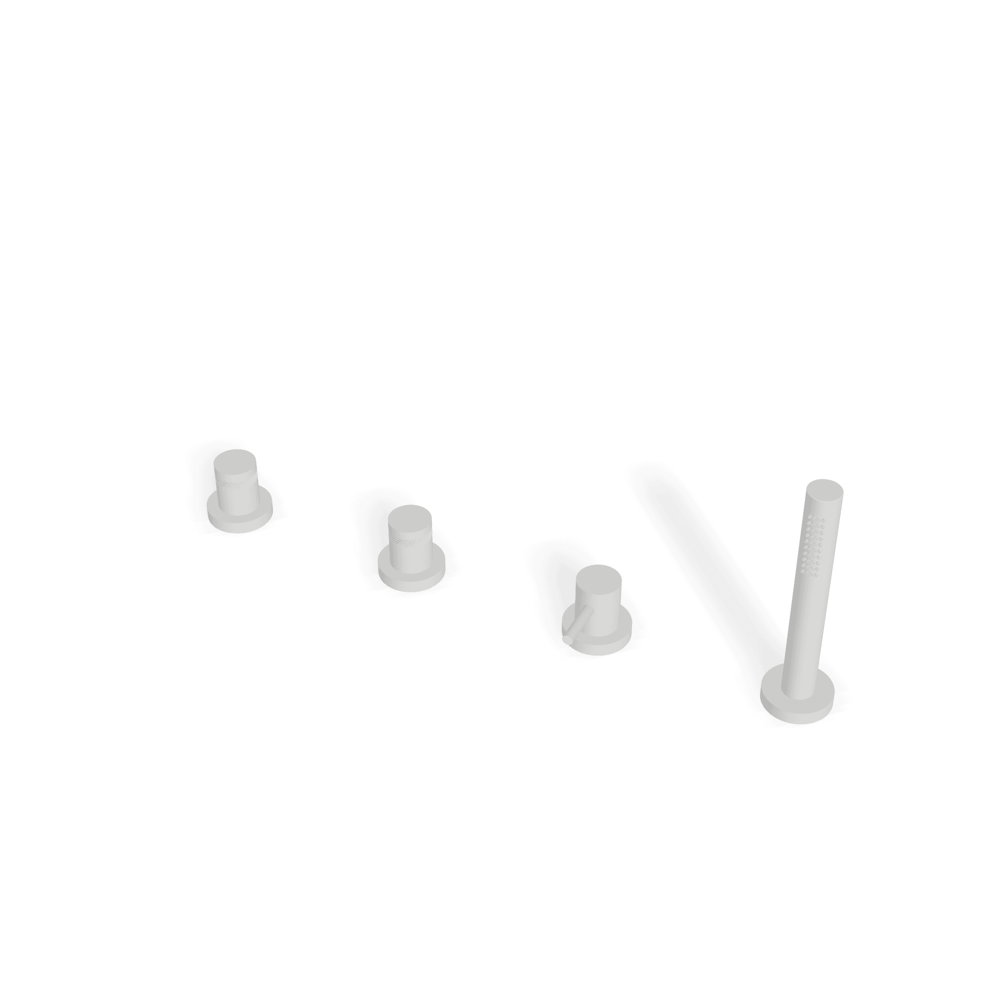 Смеситель на борт ванны без излива X-Change