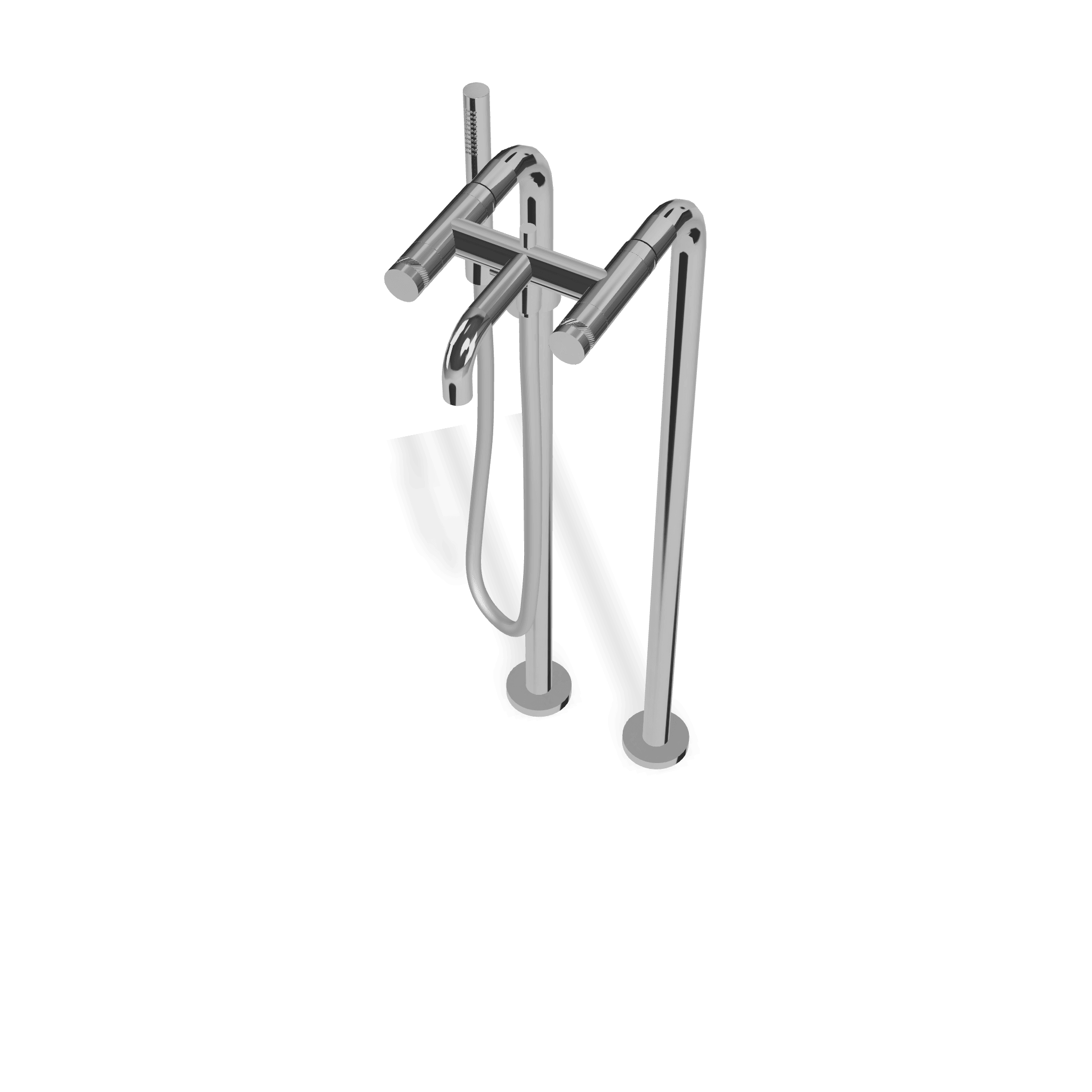 Внешняя часть напольного смесителя для ванны X-Change