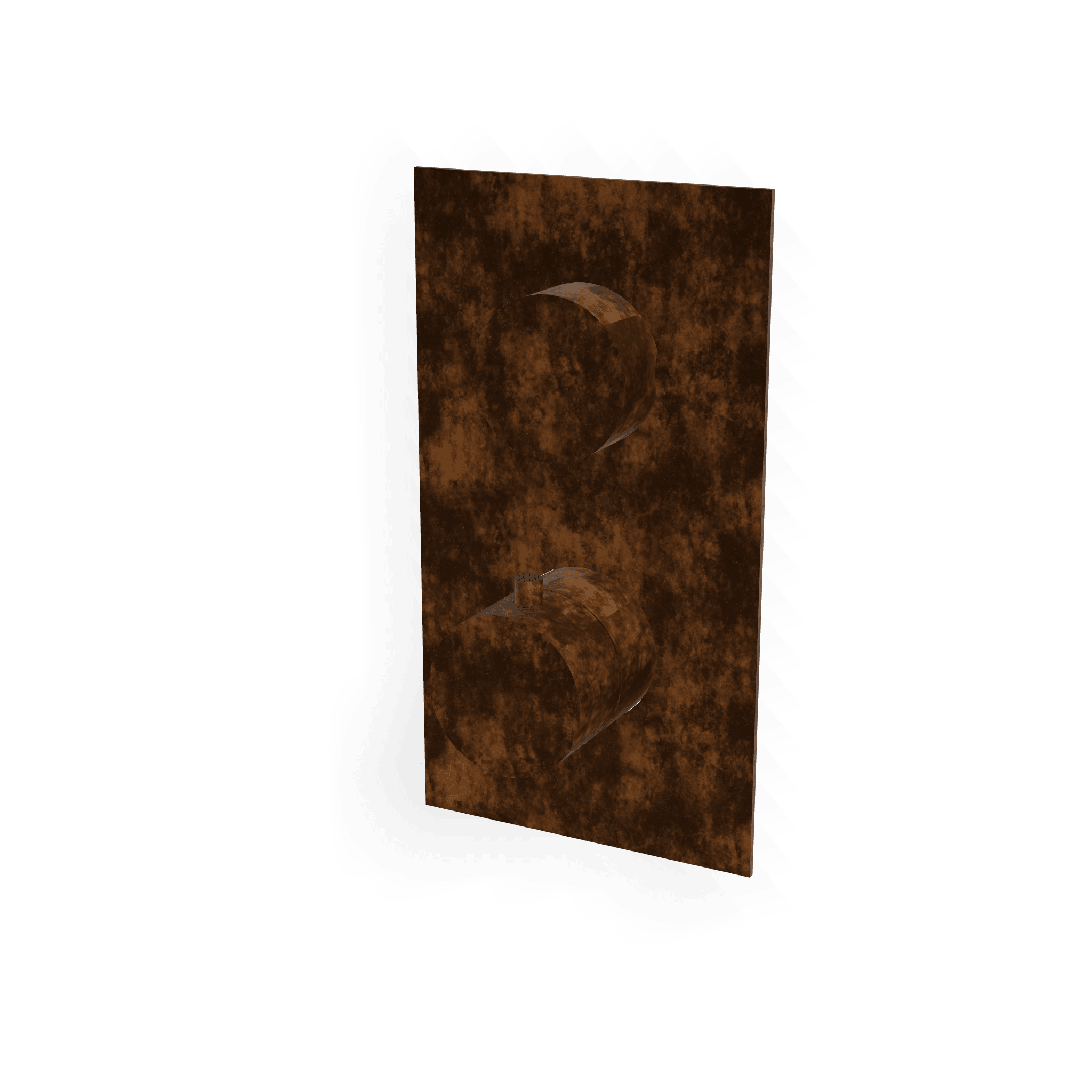 Внешняя часть термостатического смесителя для душа на 1 потребителя Up+