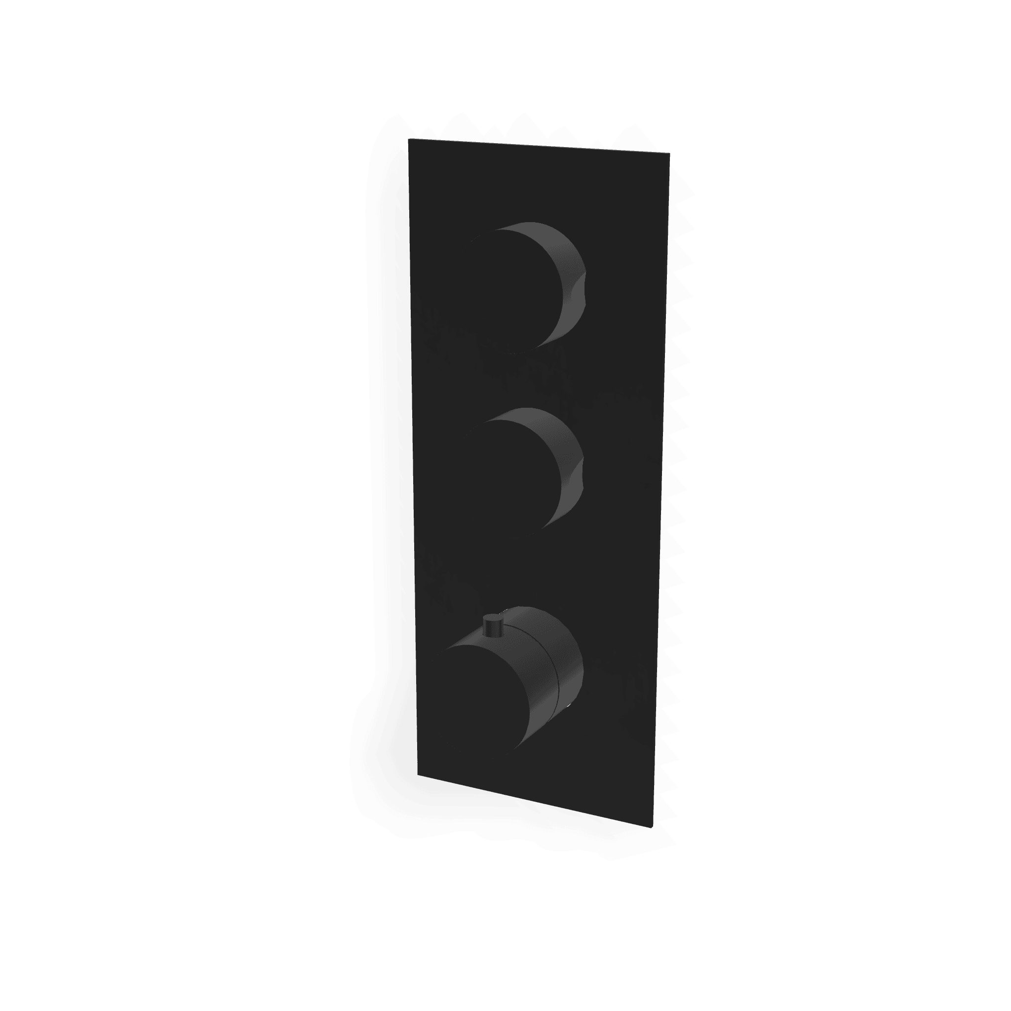 Внешняя часть термостатического смесителя для душа на 2 потребителя Up+