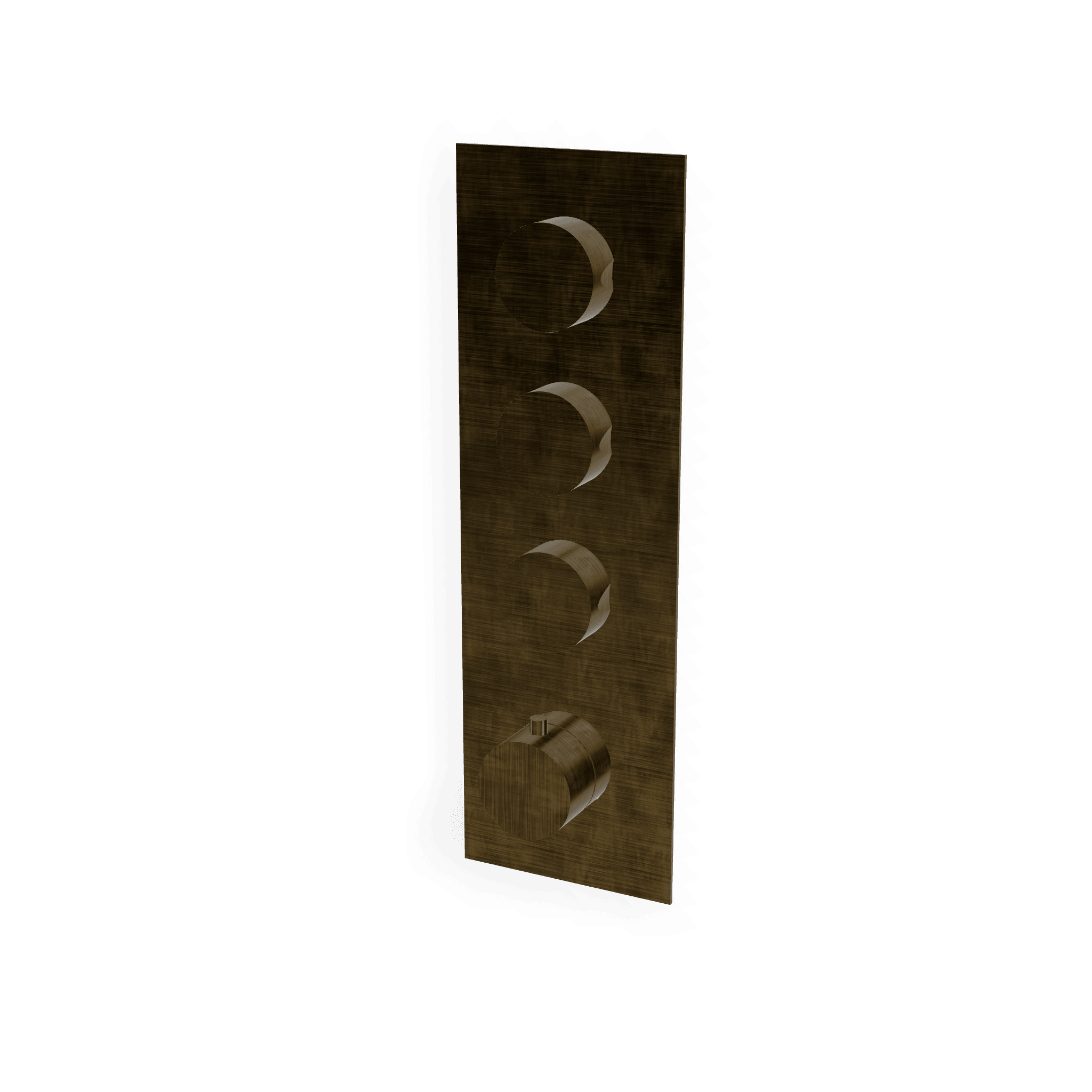 Внешняя часть термостатического смесителя для душа на 3 потребителя Up+