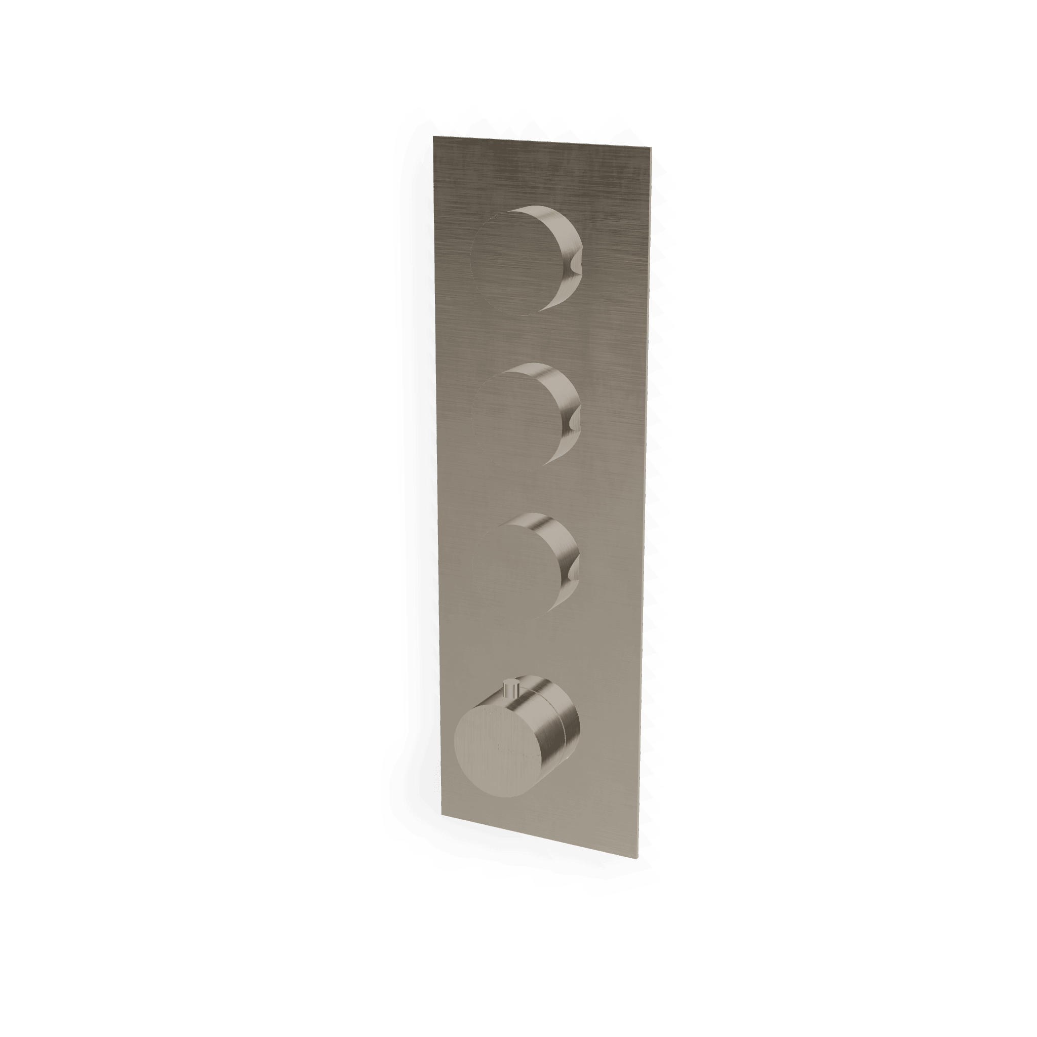 Внешняя часть термостатического смесителя для душа на 3 потребителя Up+