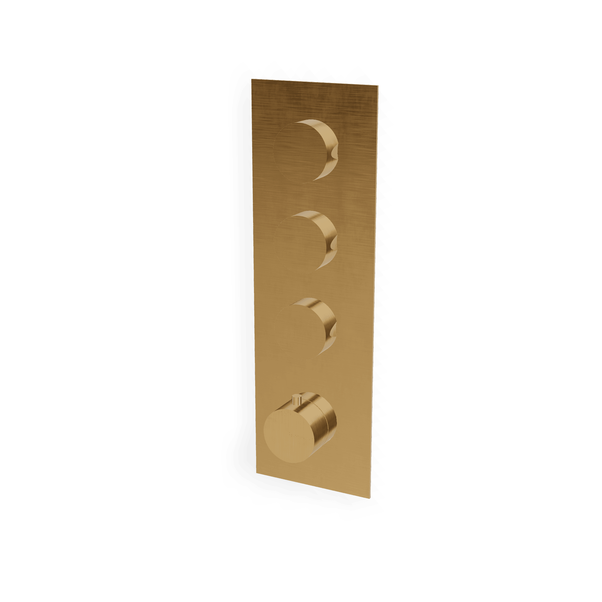 Внешняя часть термостатического смесителя для душа на 3 потребителя Up+