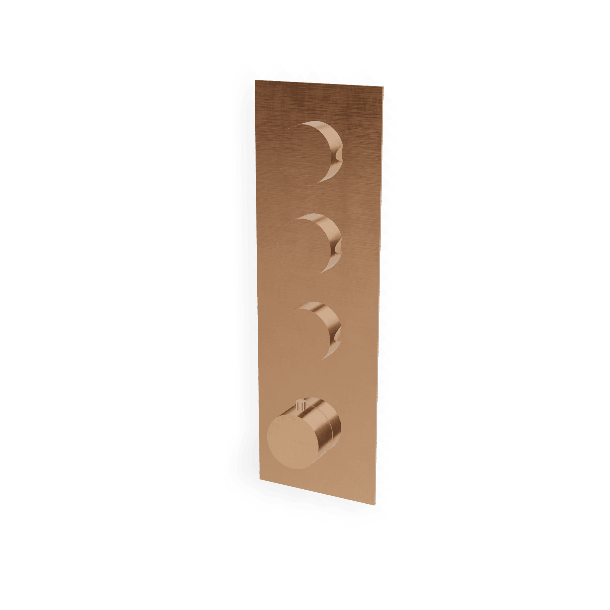 Внешняя часть термостатического смесителя для душа на 3 потребителя Up+