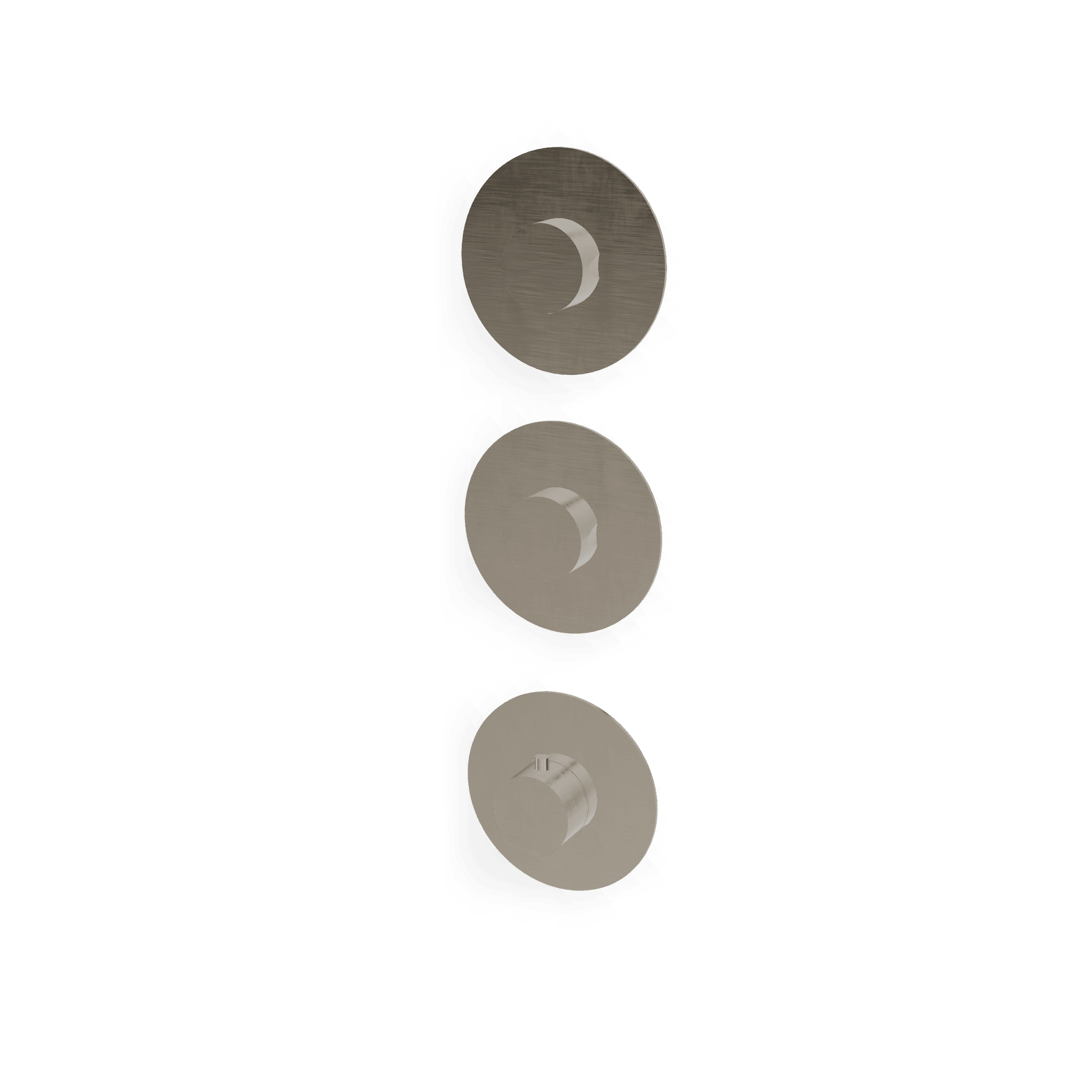 Внешняя часть термостатического смесителя для душа на 2 потребителя X-Change