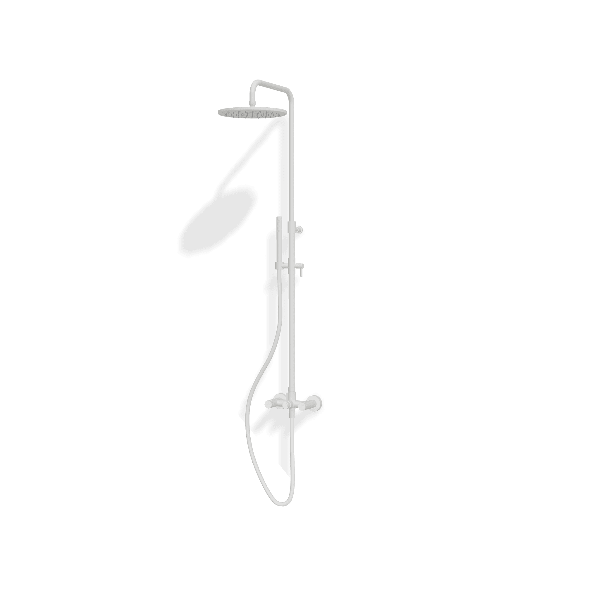 Душевая колонна со смесителем, ручным и верхним душем диаметром 255 мм X-Change