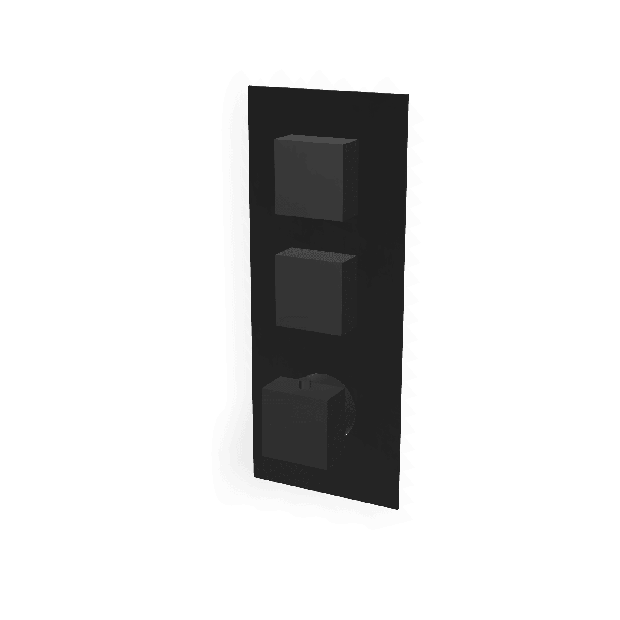 Внешняя часть термостатического смесителя для душа на 2 потребителя X-Change