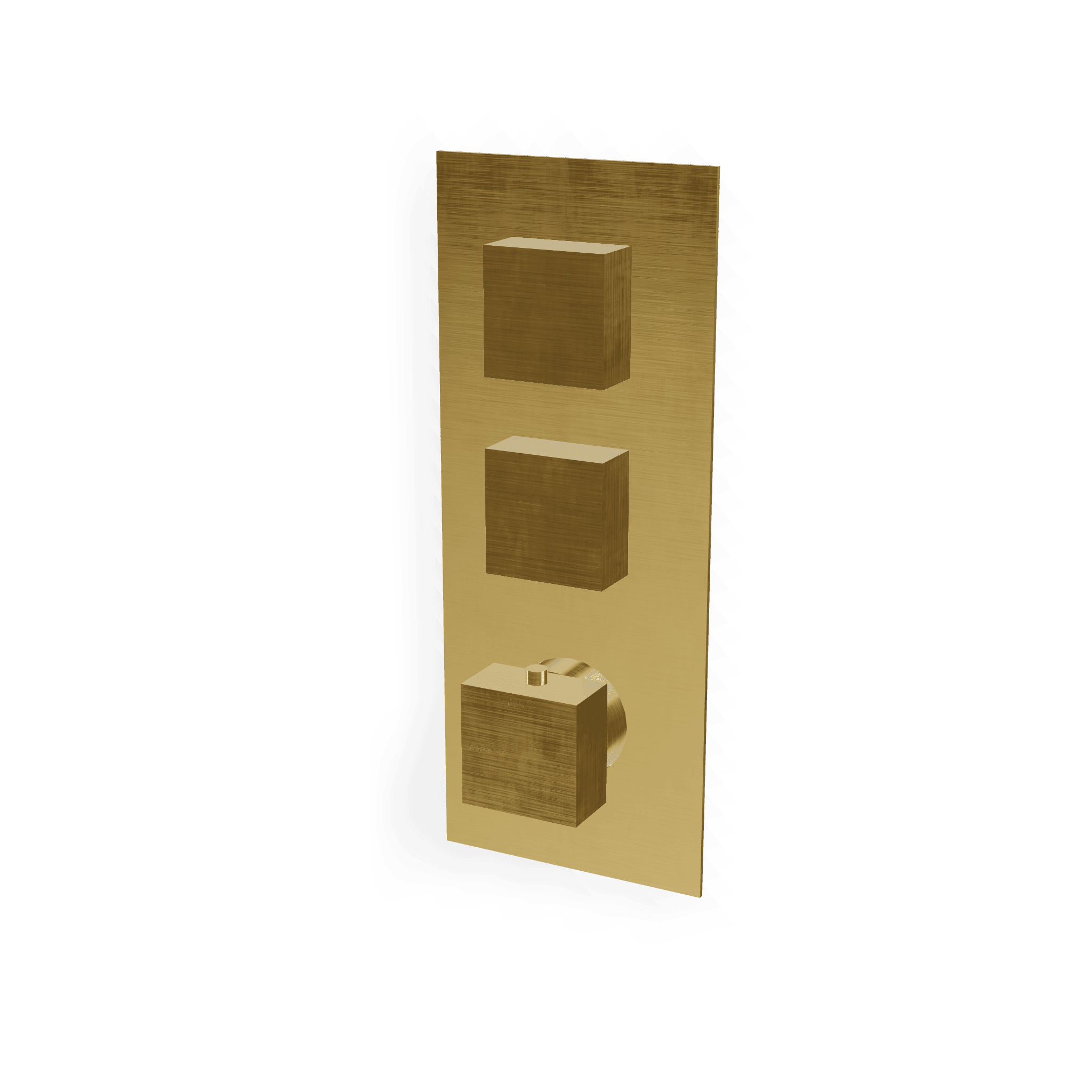 Внешняя часть термостатического смесителя для душа на 2 потребителя X-Change