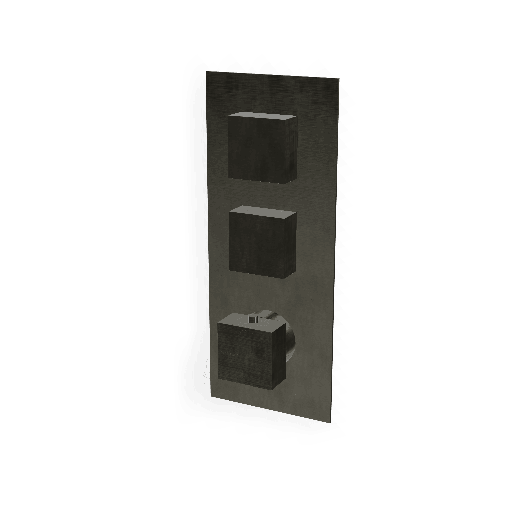 Внешняя часть термостатического смесителя для душа на 2 потребителя X-Change