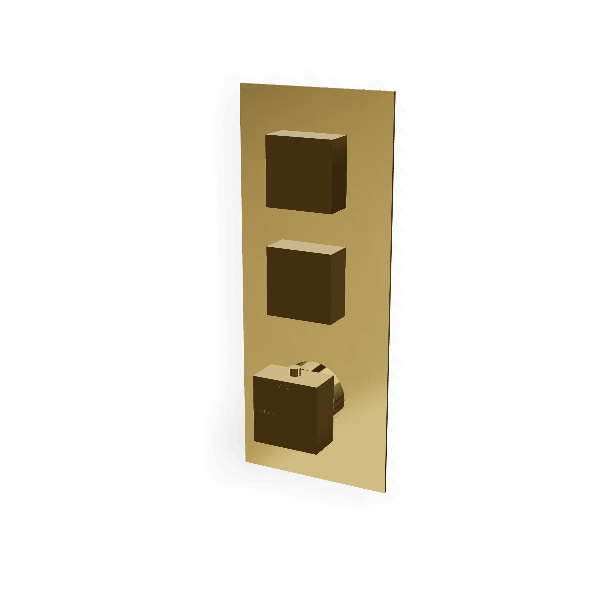 Внешняя часть термостатического смесителя для душа на 2 потребителя X-Change