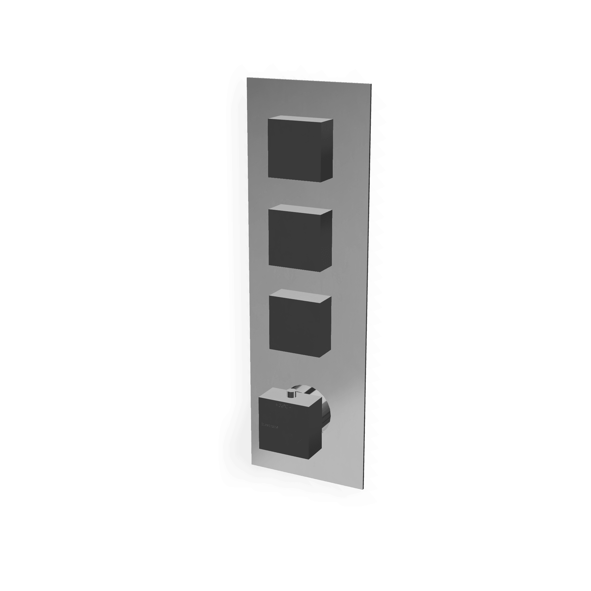 Внешняя часть термостатического смесителя для душа на 3 потребителя X-Change