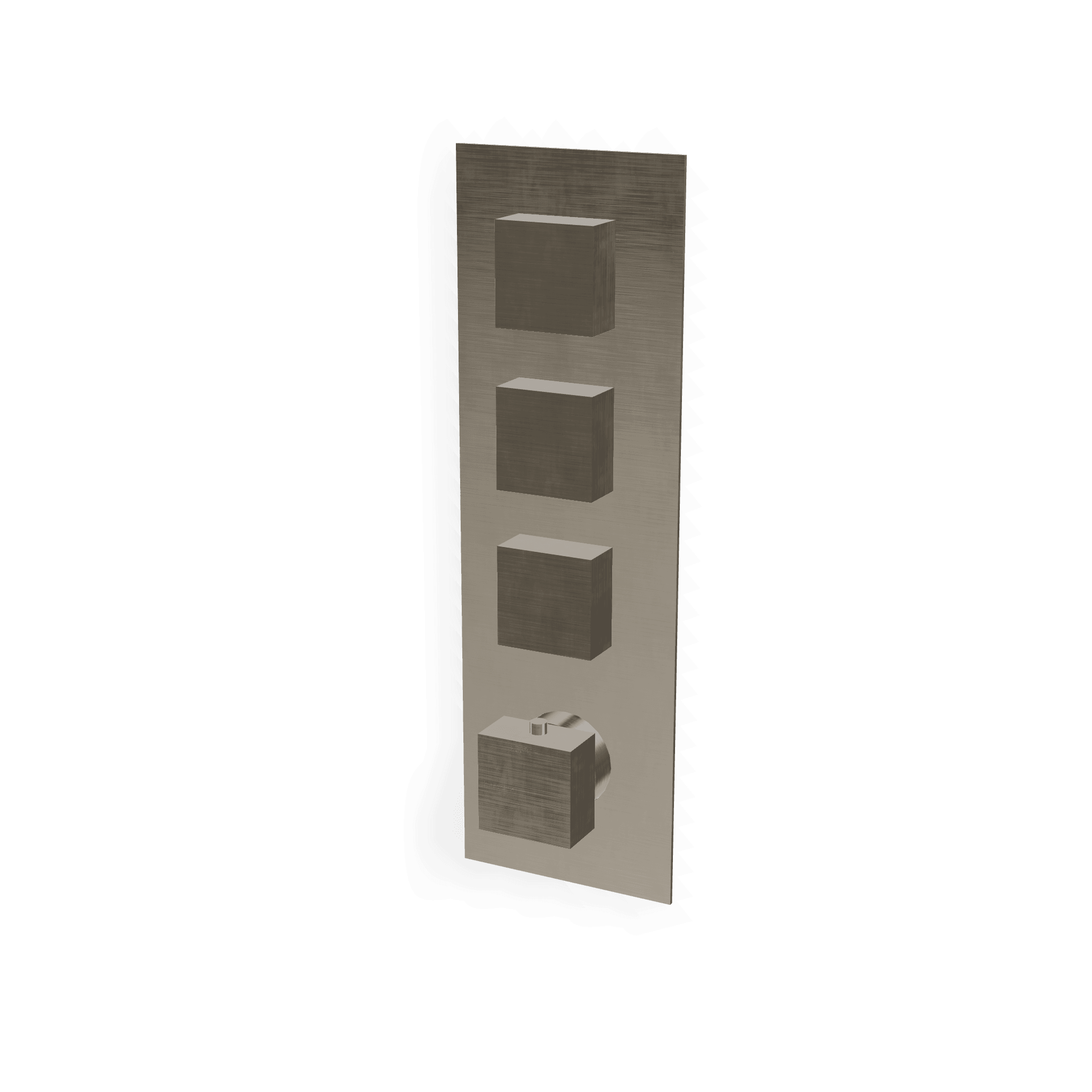 Внешняя часть термостатического смесителя для душа на 3 потребителя X-Change