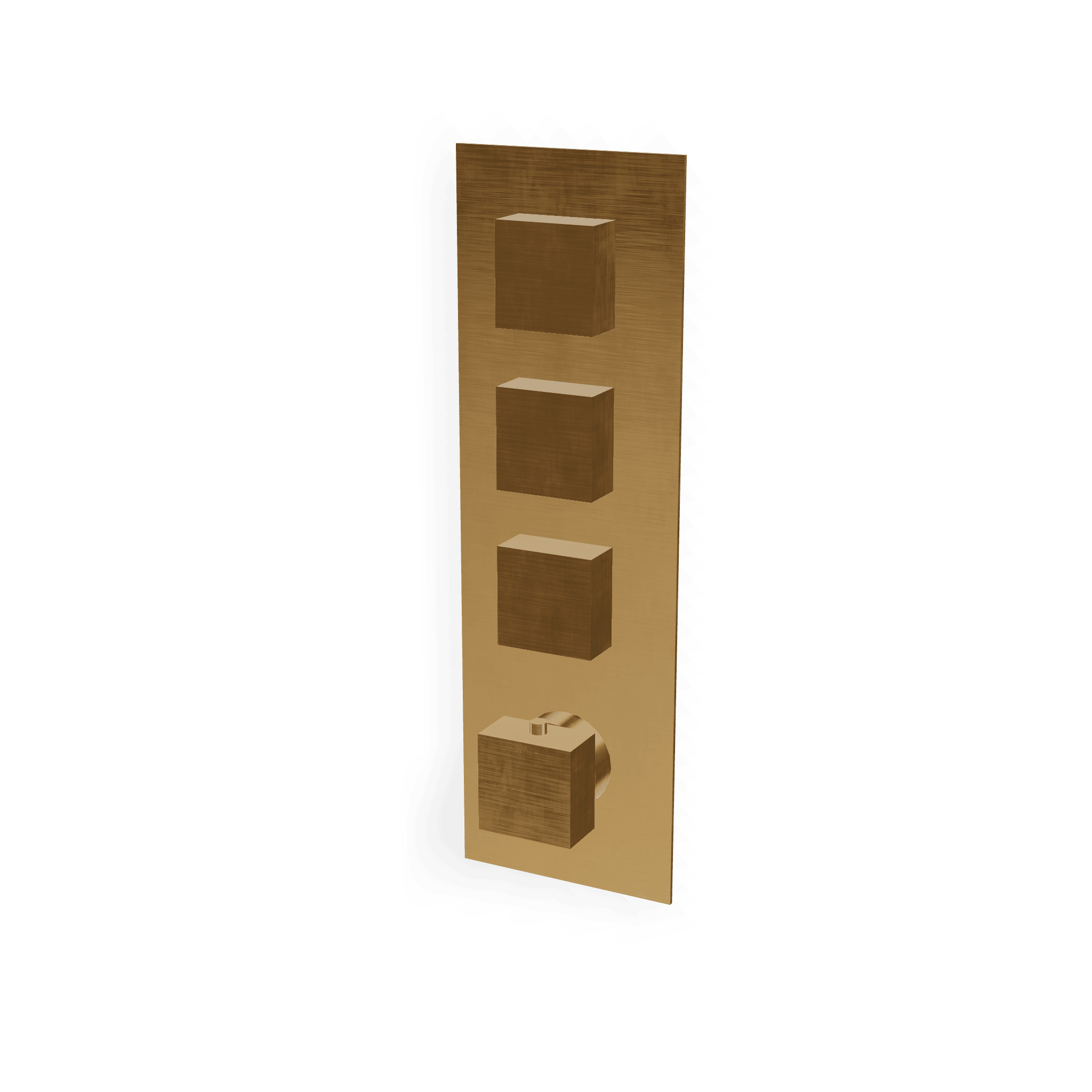 Внешняя часть термостатического смесителя для душа на 3 потребителя X-Change