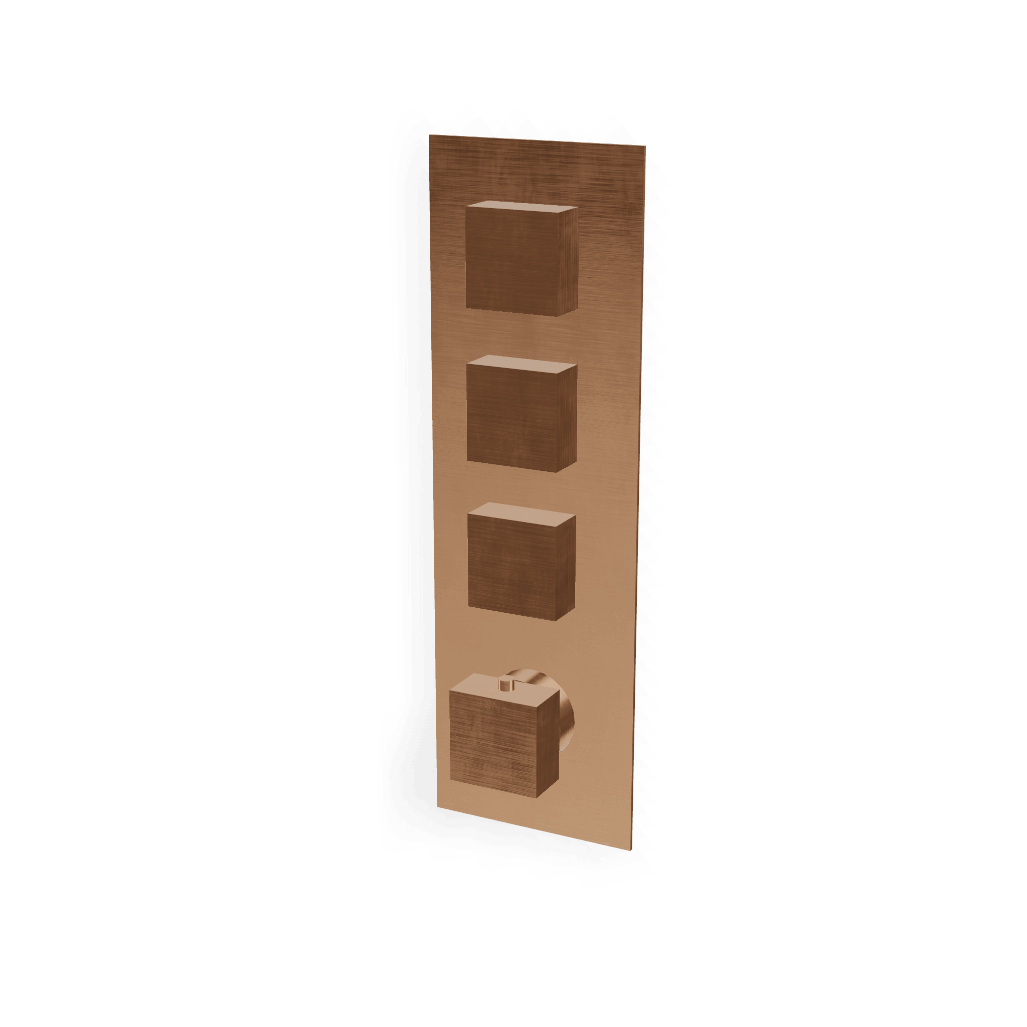 Внешняя часть термостатического смесителя для душа на 3 потребителя X-Change