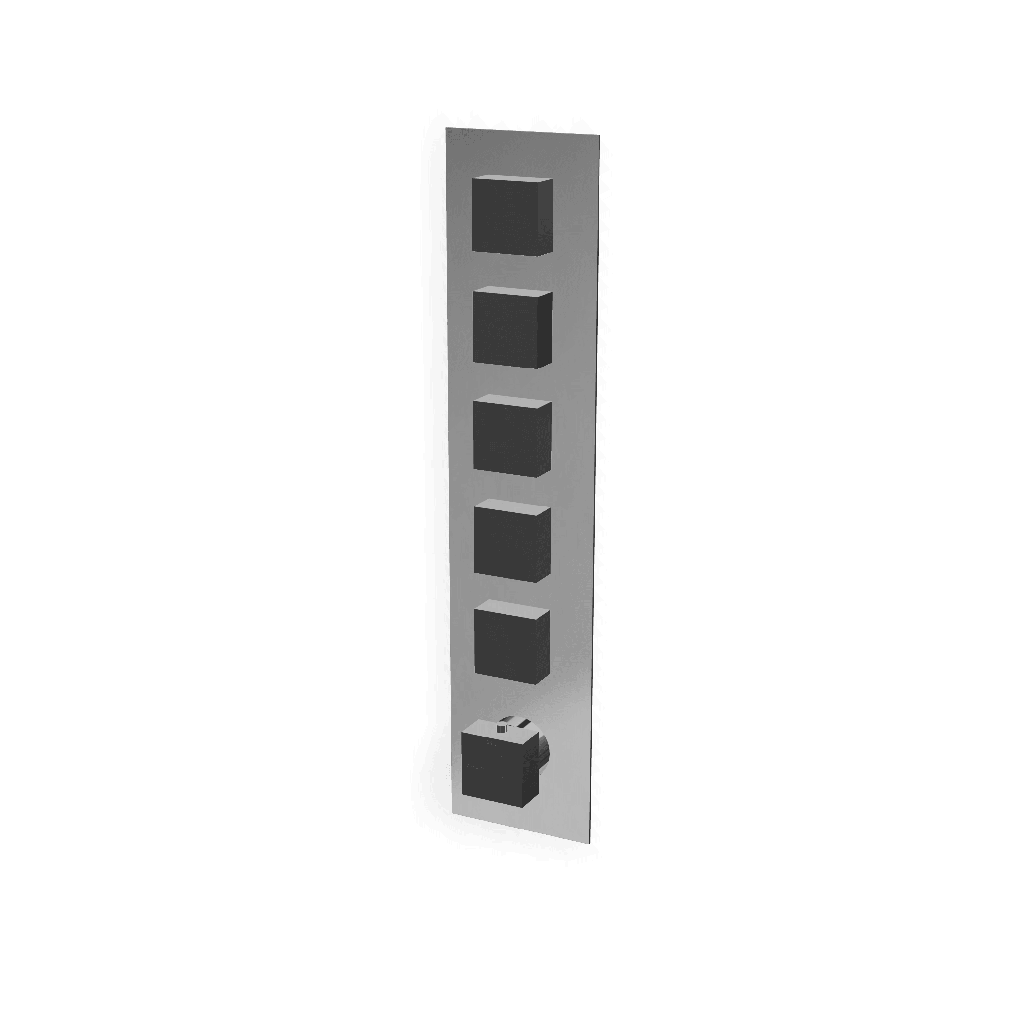 Внешняя часть термостатического смесителя для душа на 5 потребителей X-Change