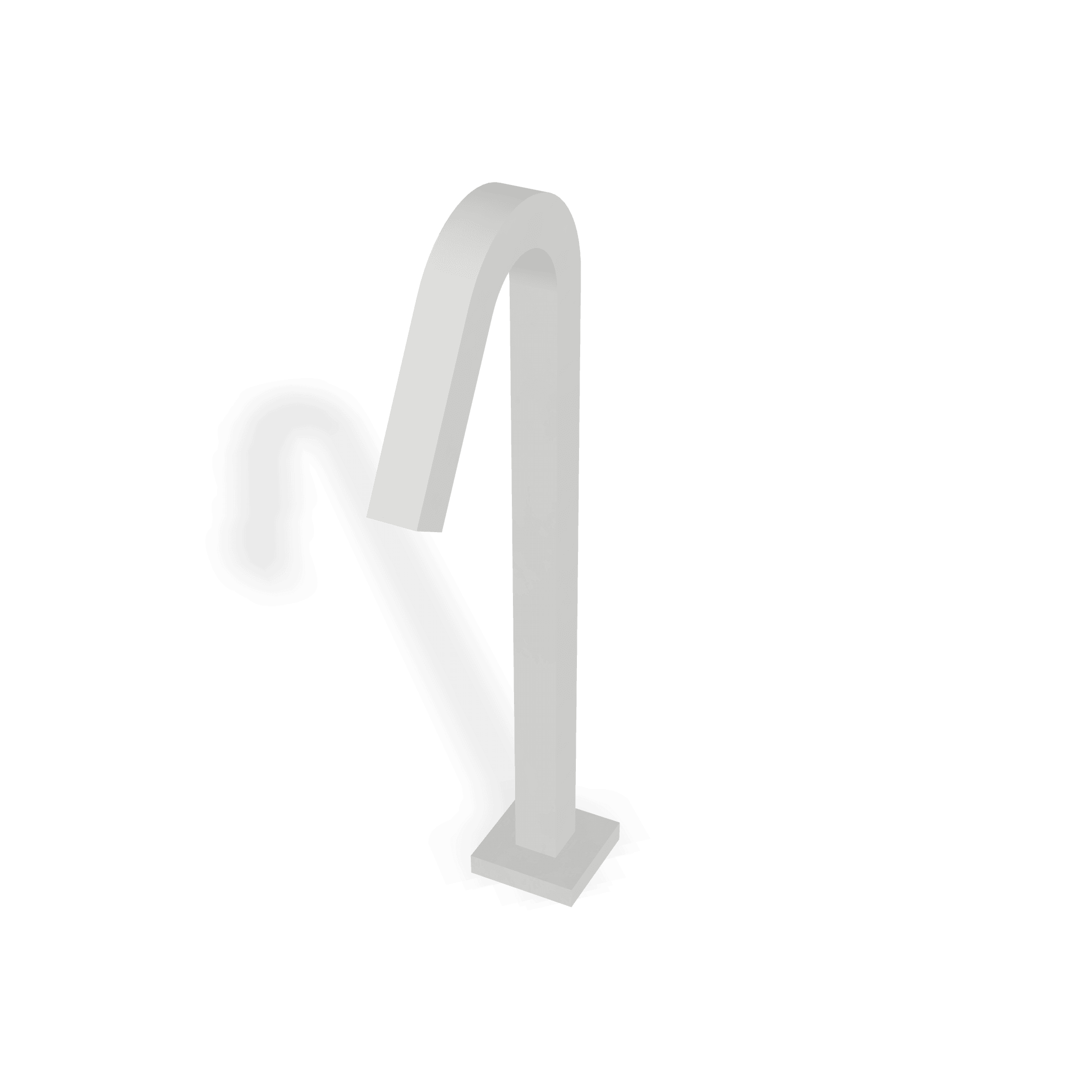 Настольный излив для раковины 240 мм