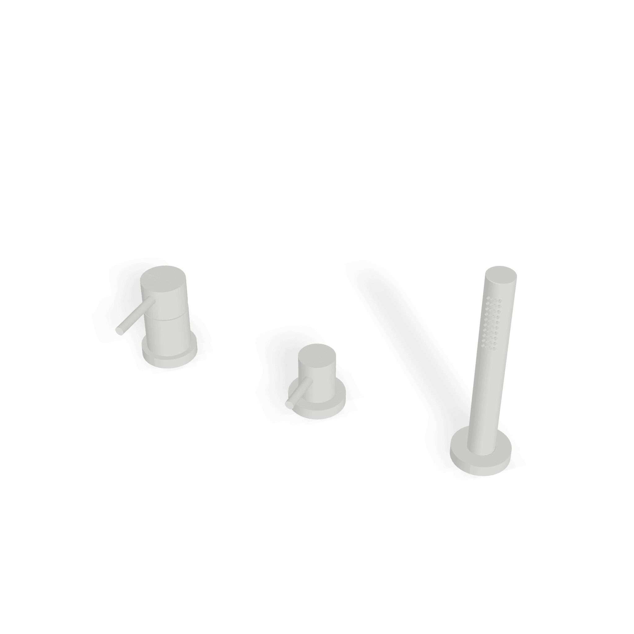 Смеситель на борт ванны без излива X-Change