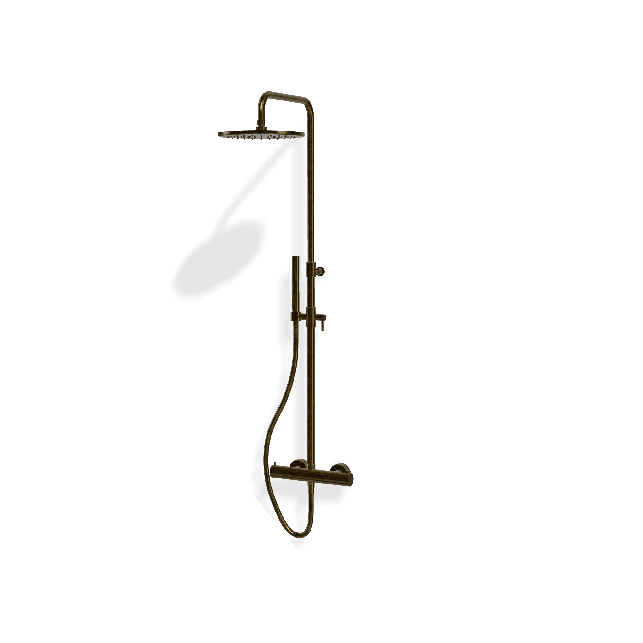 Душевая колонна с термостатическим смесителем, ручным и верхним душем диаметром 250 мм X-Change