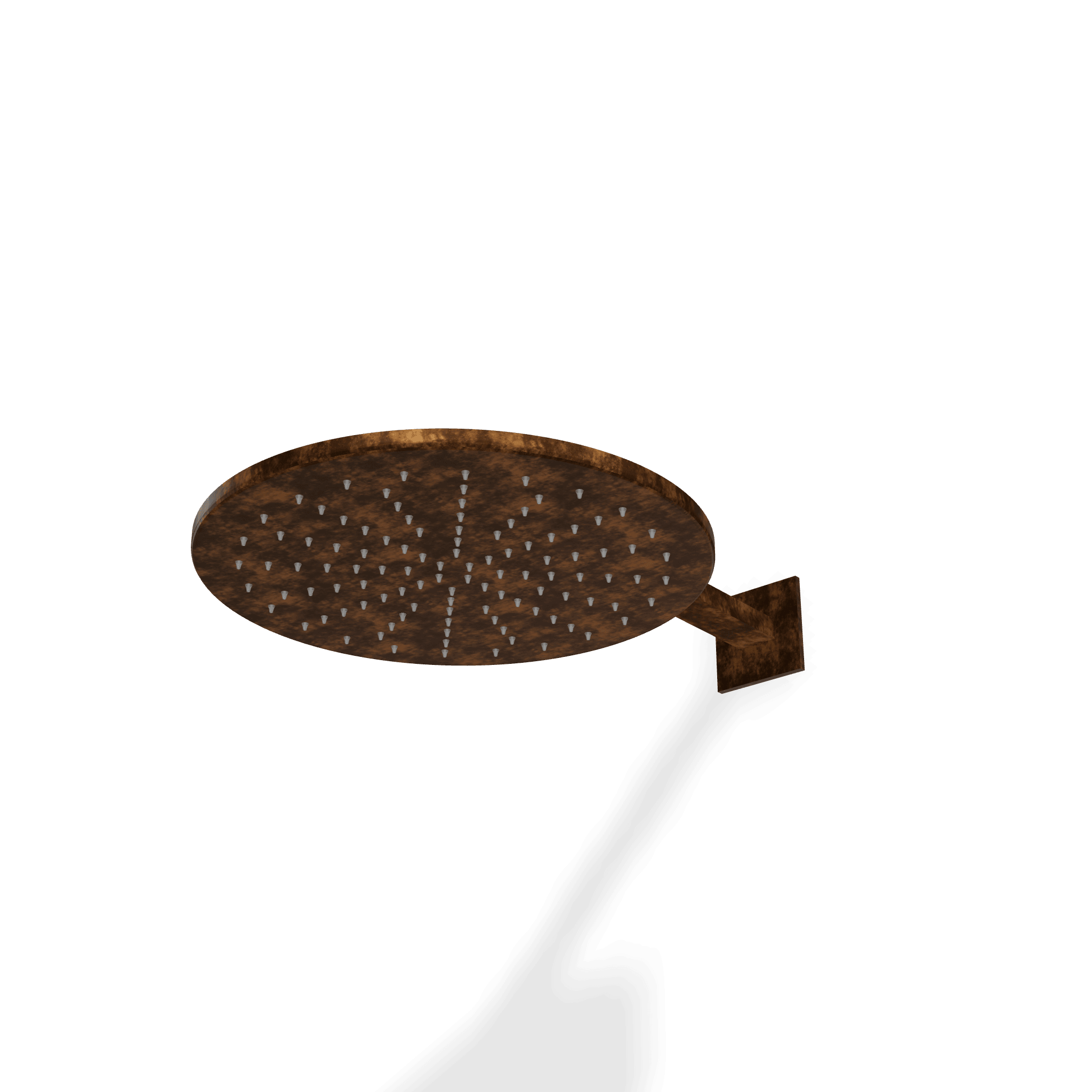 Верхний душ диаметр 300 мм с кронштейном 320 мм из стены