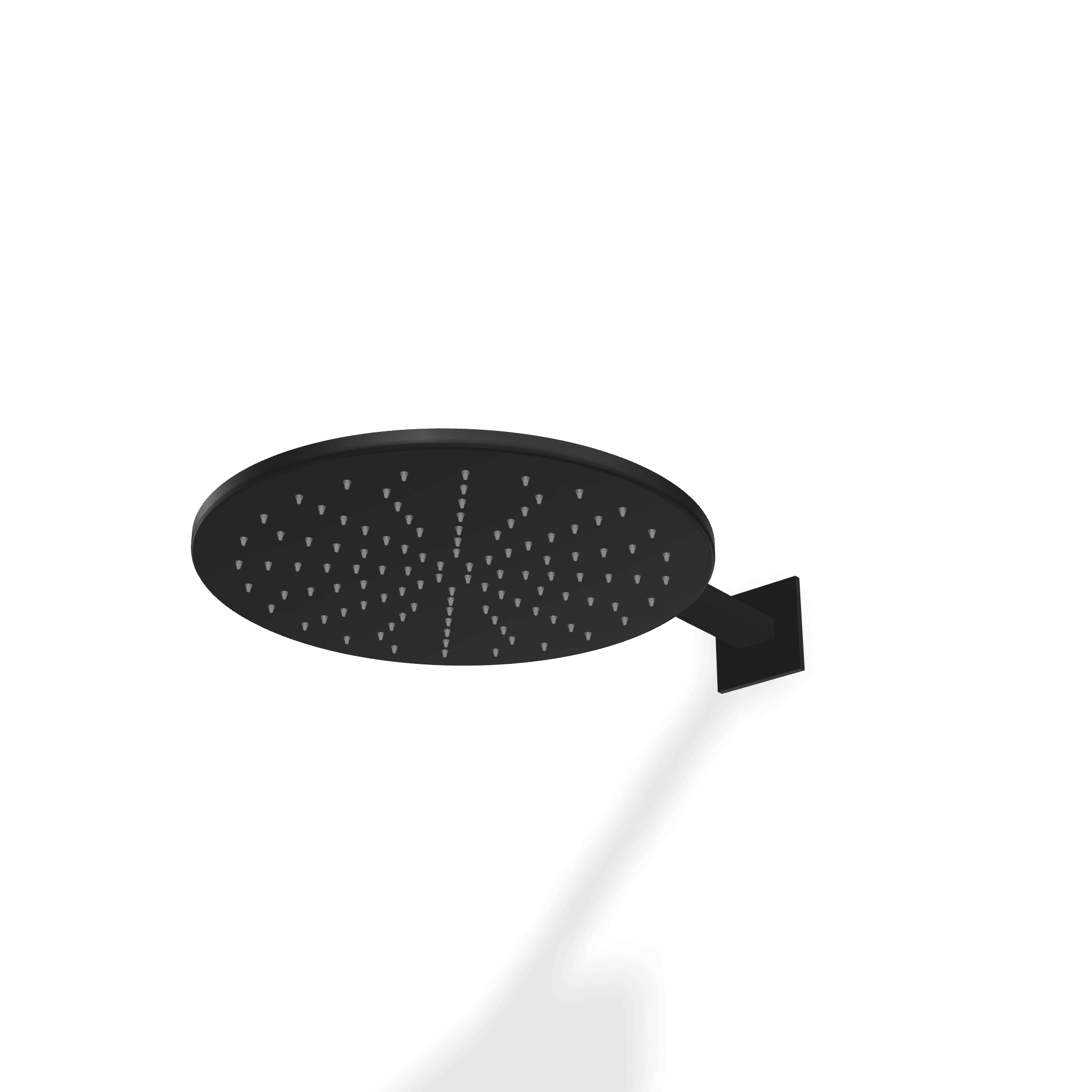 Верхний душ диаметр 300 мм с кронштейном 320 мм из стены