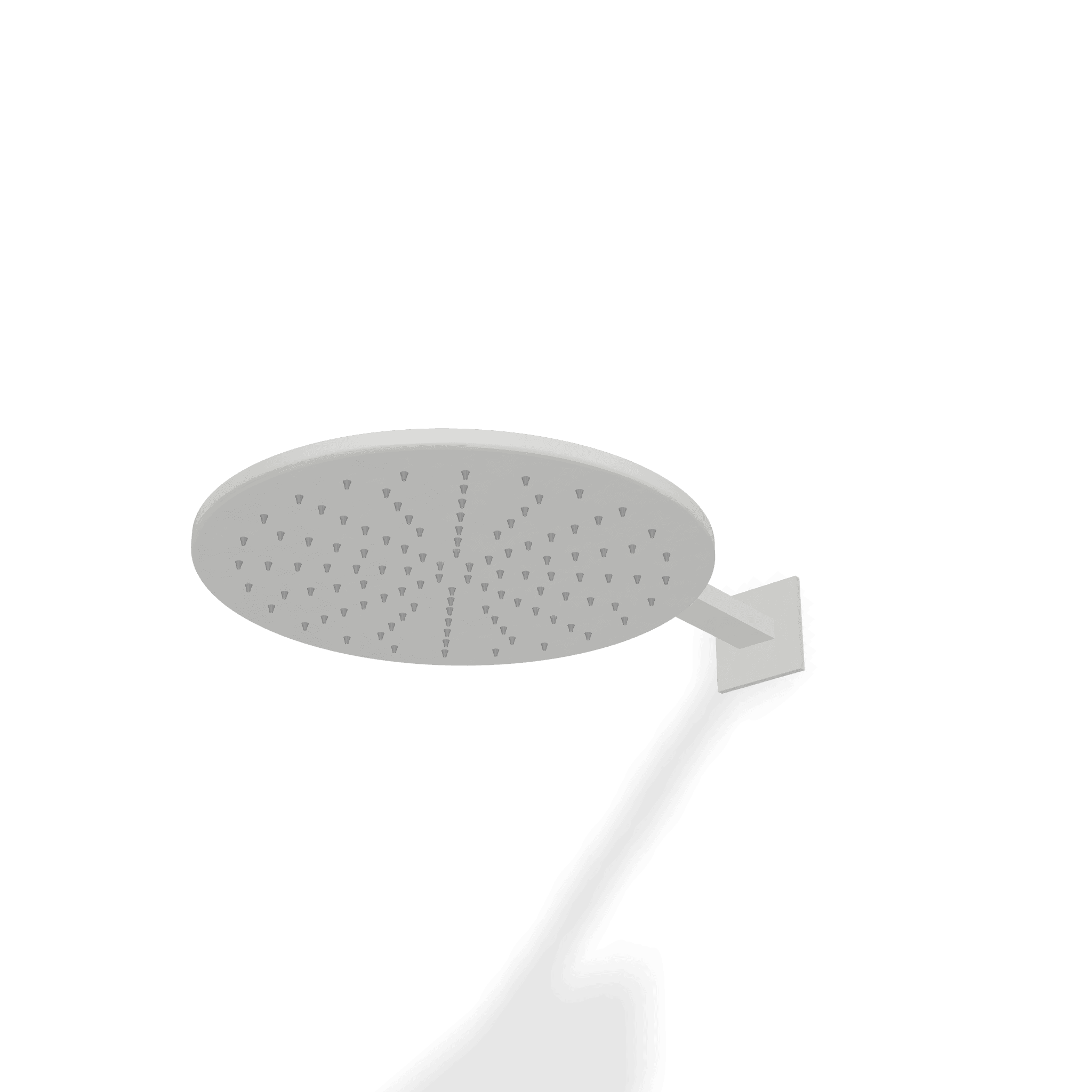 Верхний душ диаметр 300 мм с кронштейном 320 мм из стены