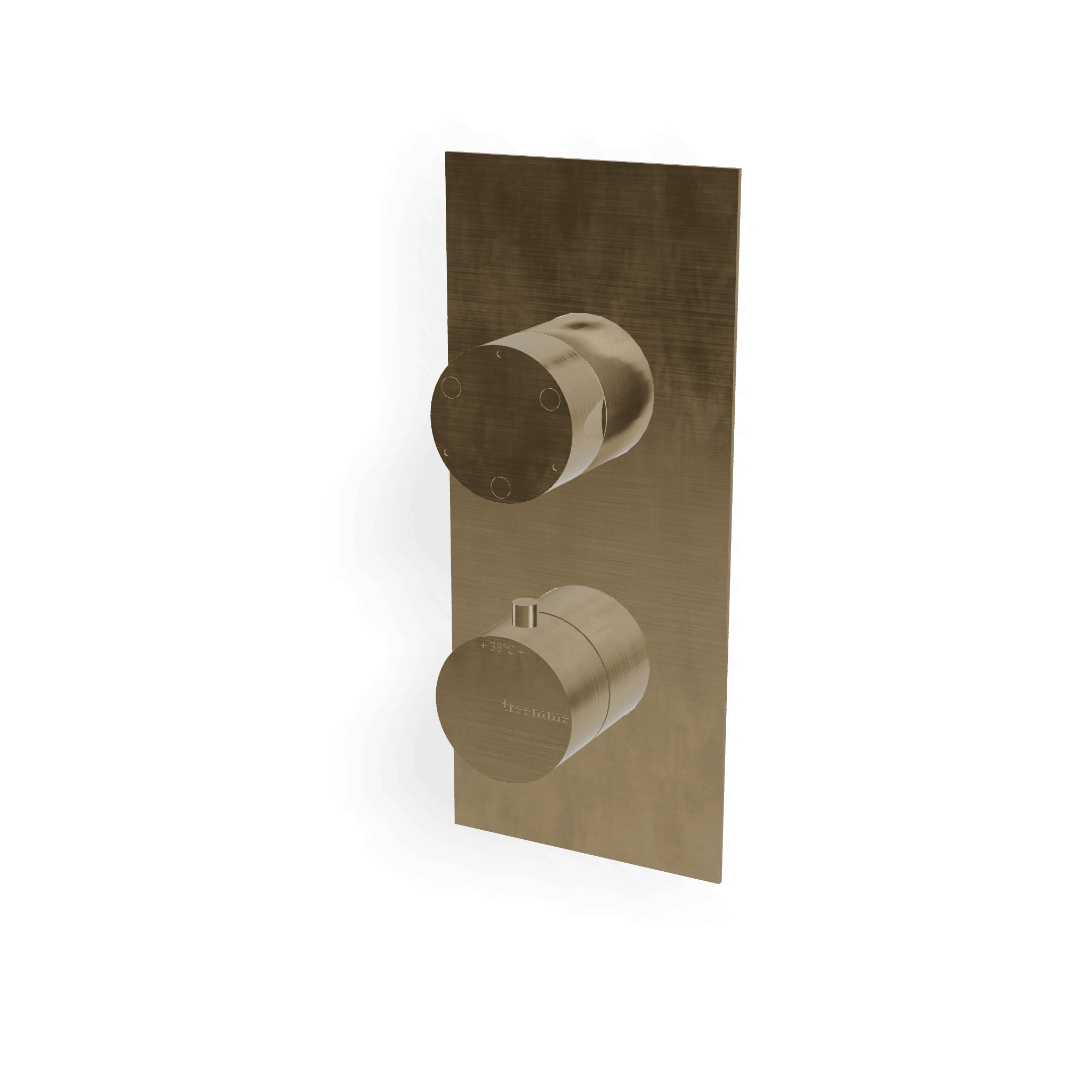 Внешняя часть термостатического смесителя для душа на 3 потребителя