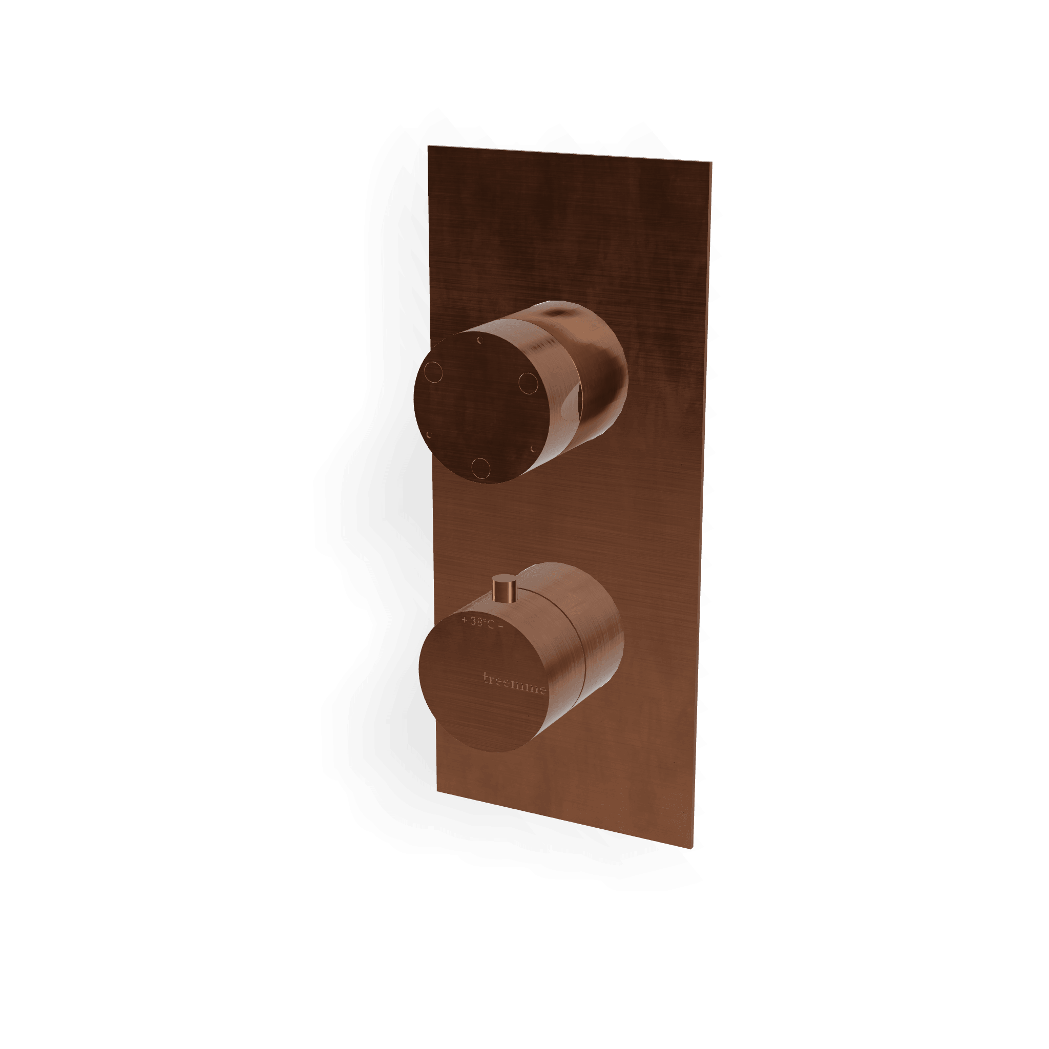 Внешняя часть термостатического смесителя для душа на 3 потребителя