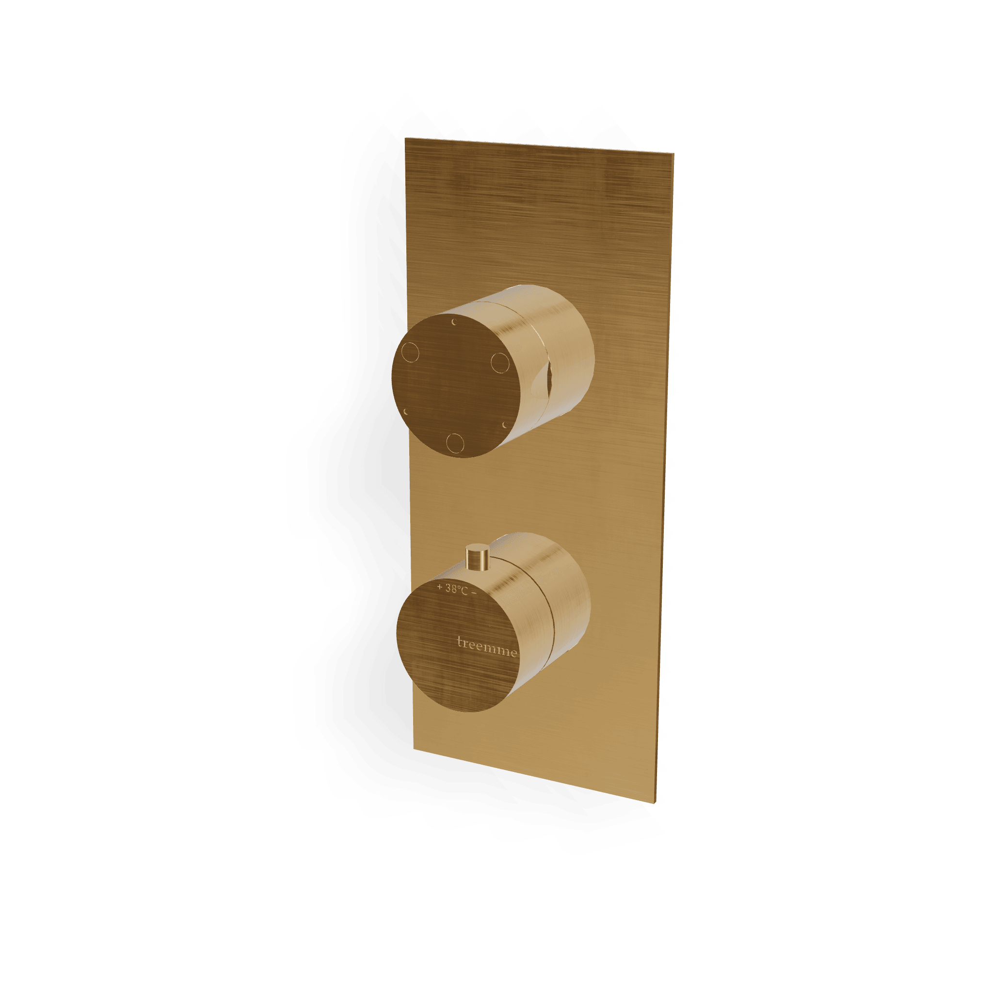 Внешняя часть термостатического смесителя для душа на 3 потребителя