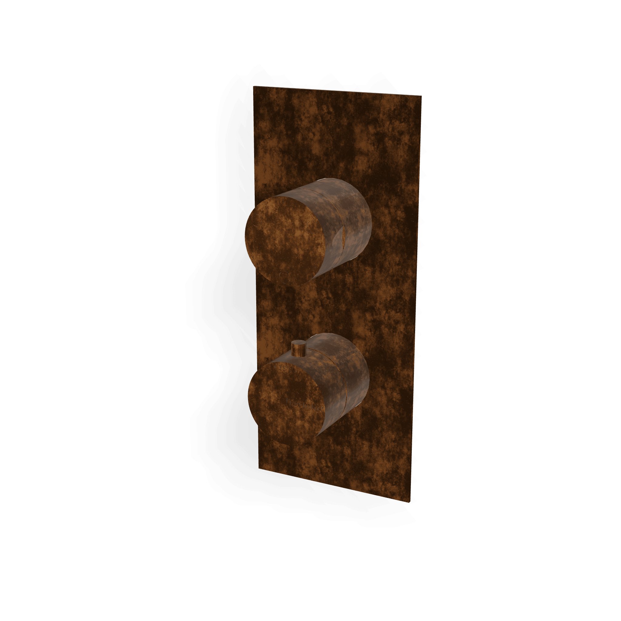 Внешняя часть термостатического смесителя для душа на 3 потребителя