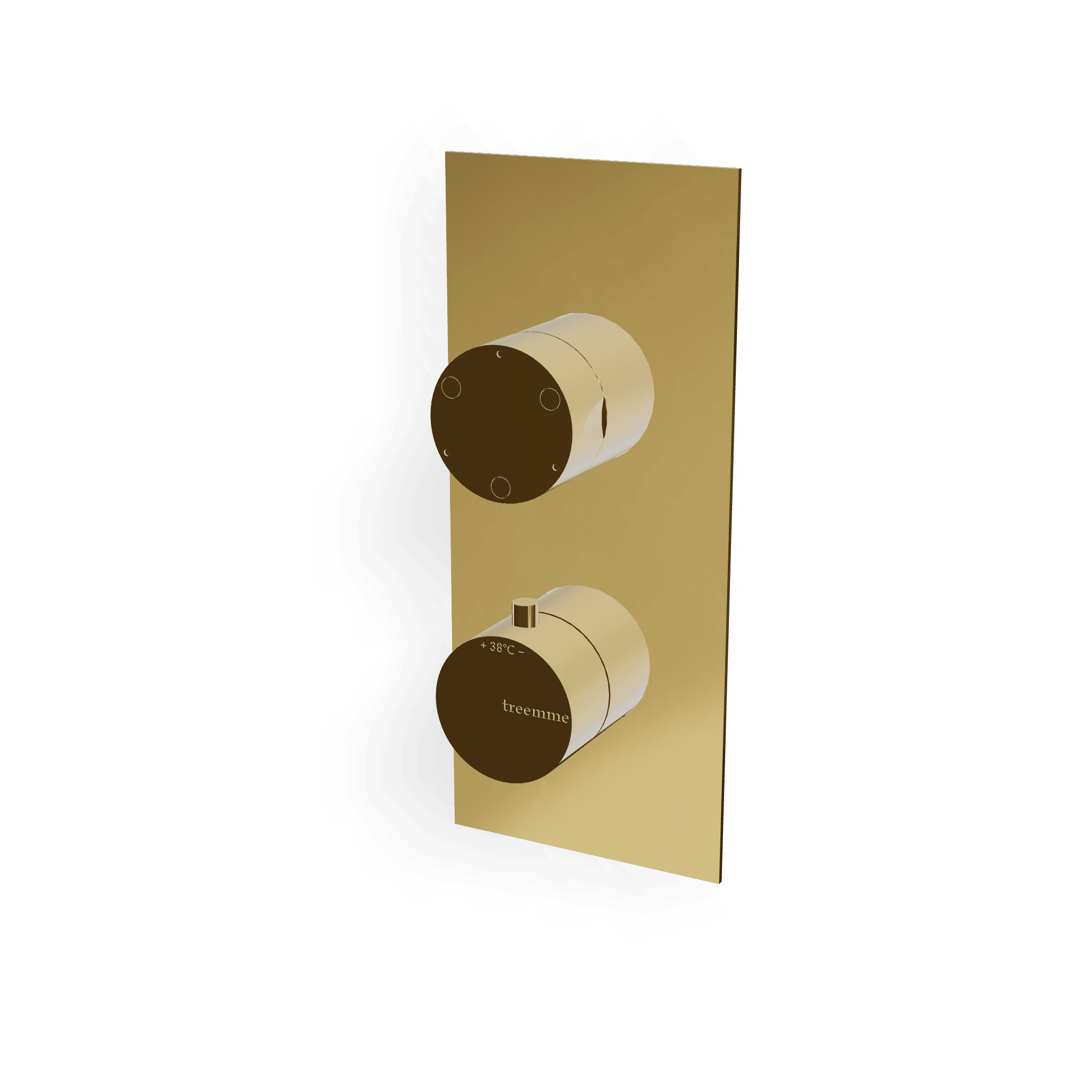 Внешняя часть термостатического смесителя для душа на 3 потребителя