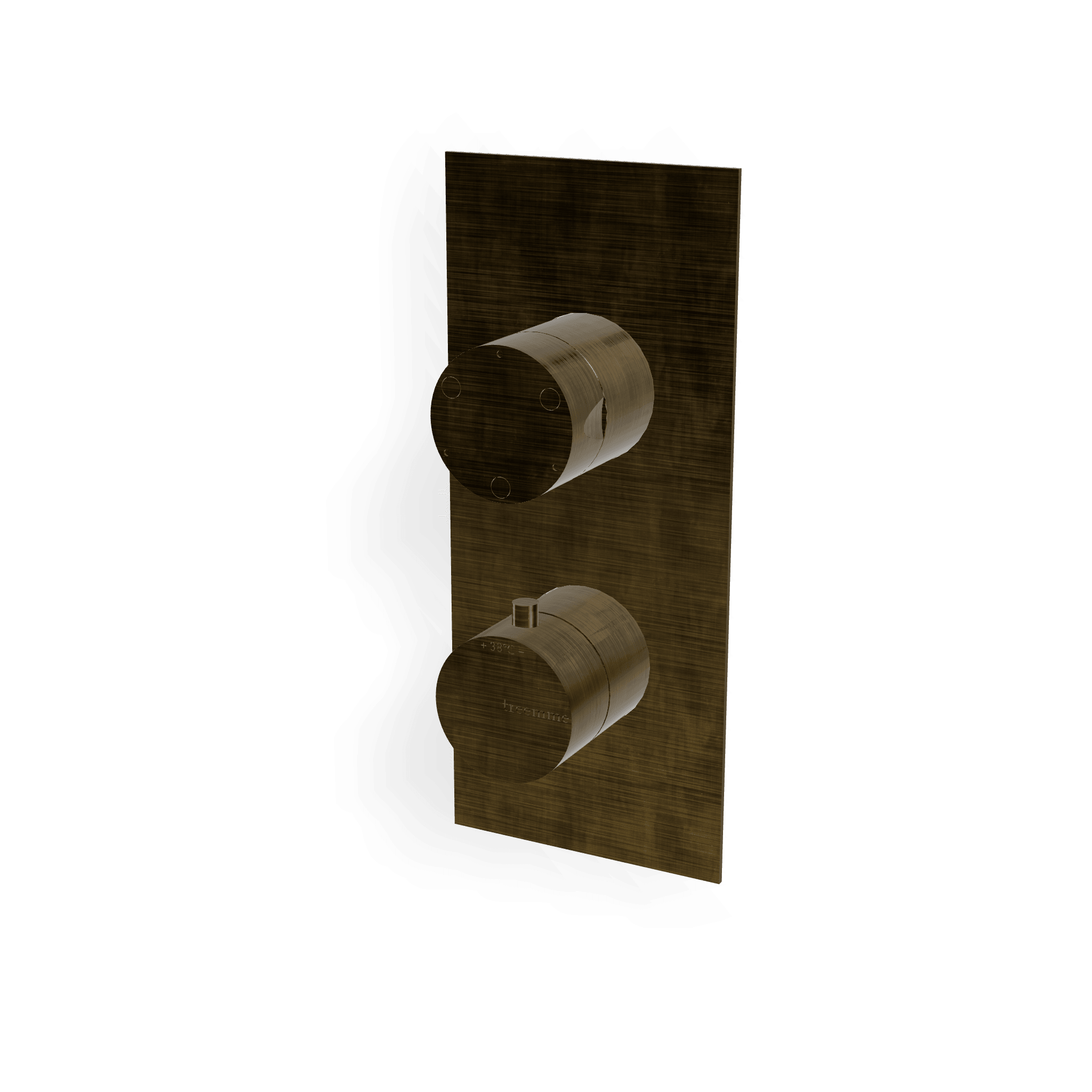 Внешняя часть термостатического смесителя для душа на 3 потребителя