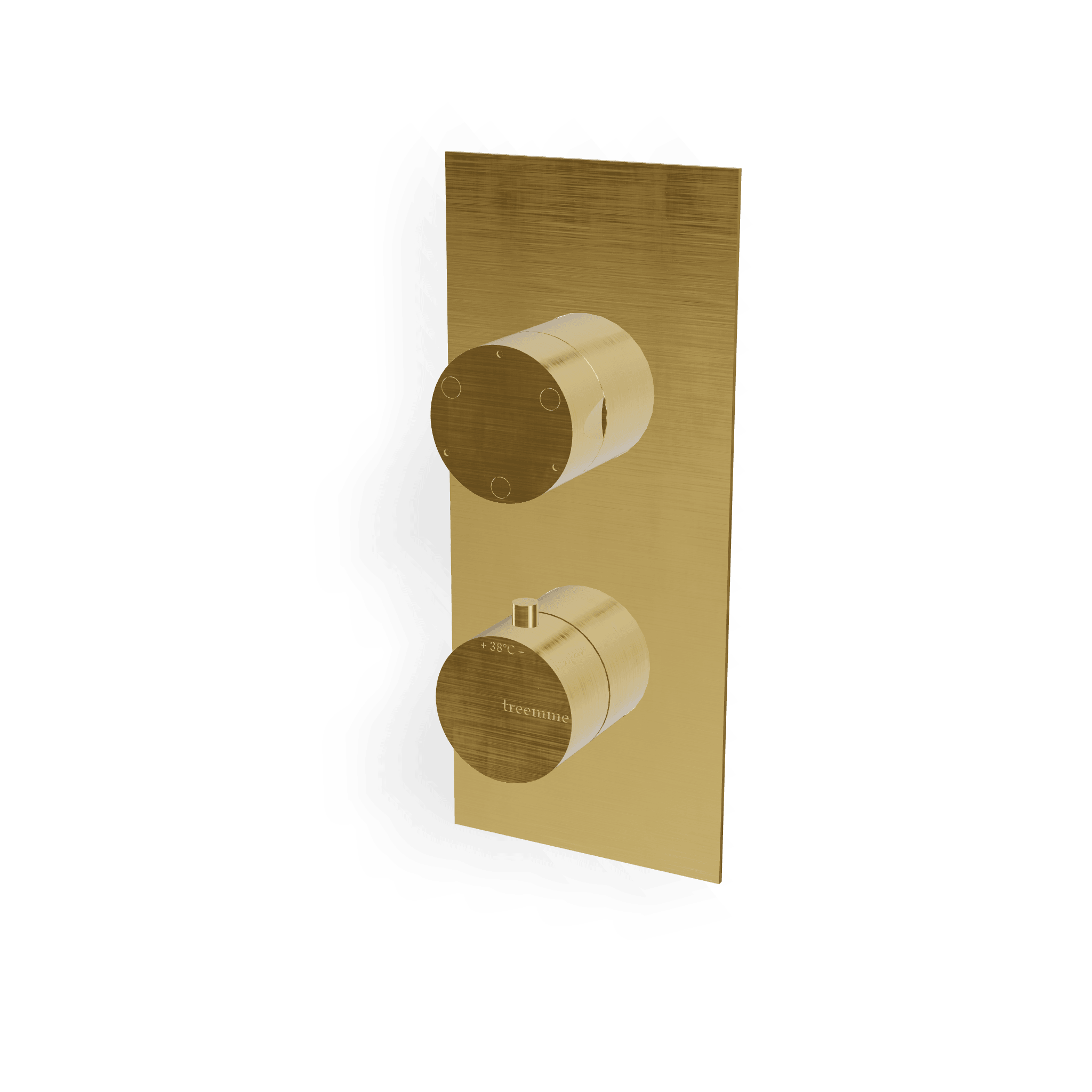 Внешняя часть термостатического смесителя для душа на 3 потребителя