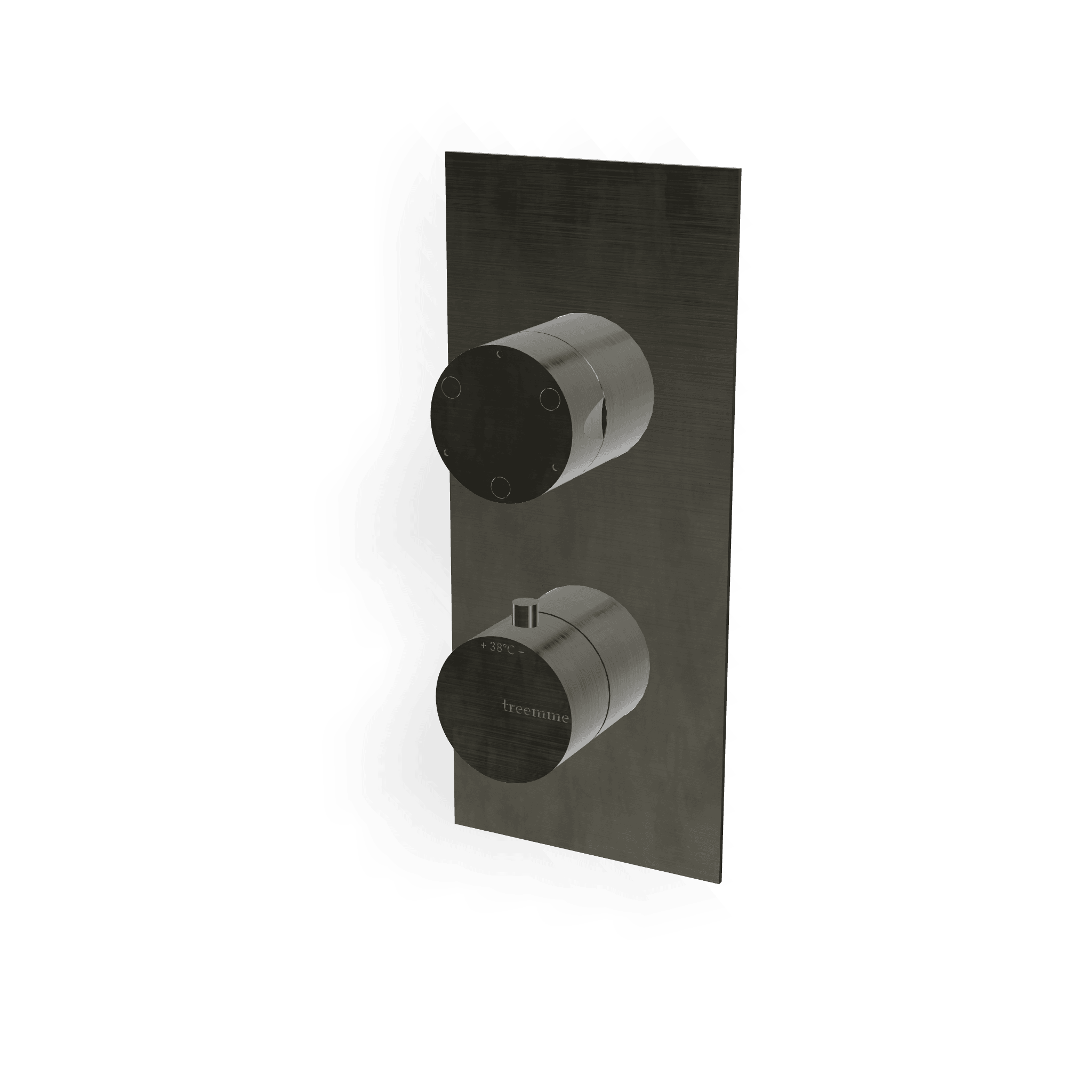 Внешняя часть термостатического смесителя для душа на 3 потребителя